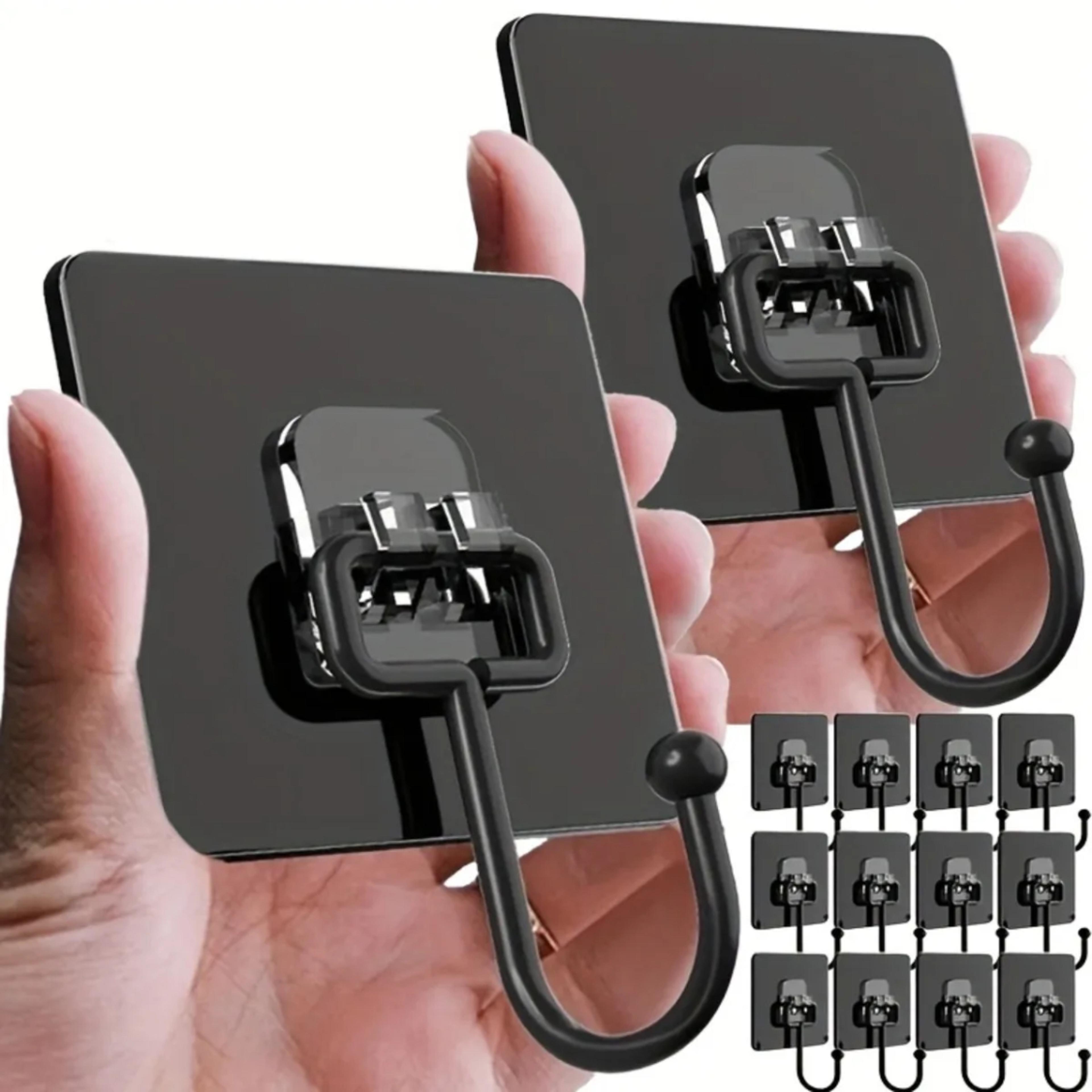 premium rotating waterproof wall hooks strong self adhesive storage organizer for kitchen & bathroom