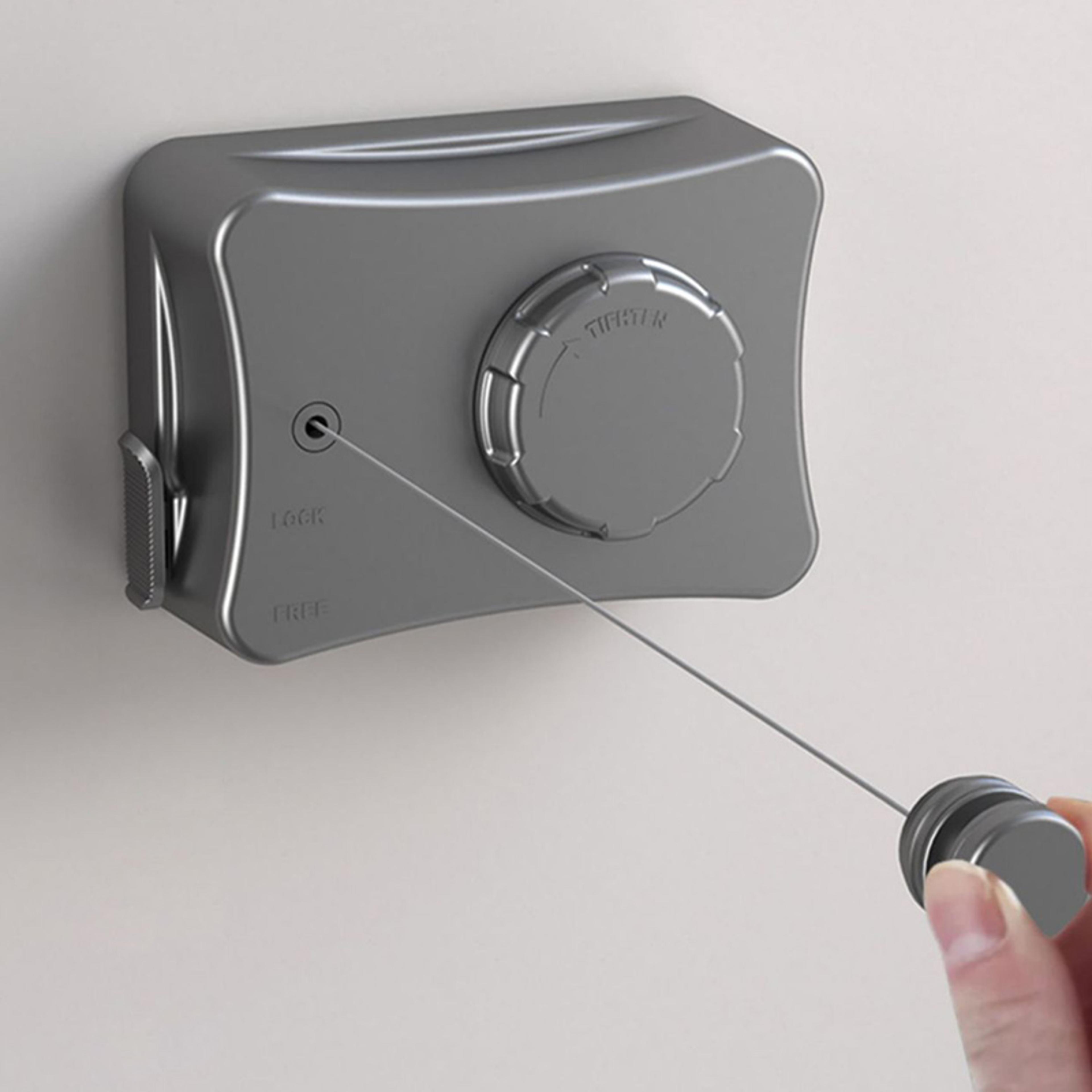 spacesaver retractable clothesline wall mounted stainless steel laundry drying lines