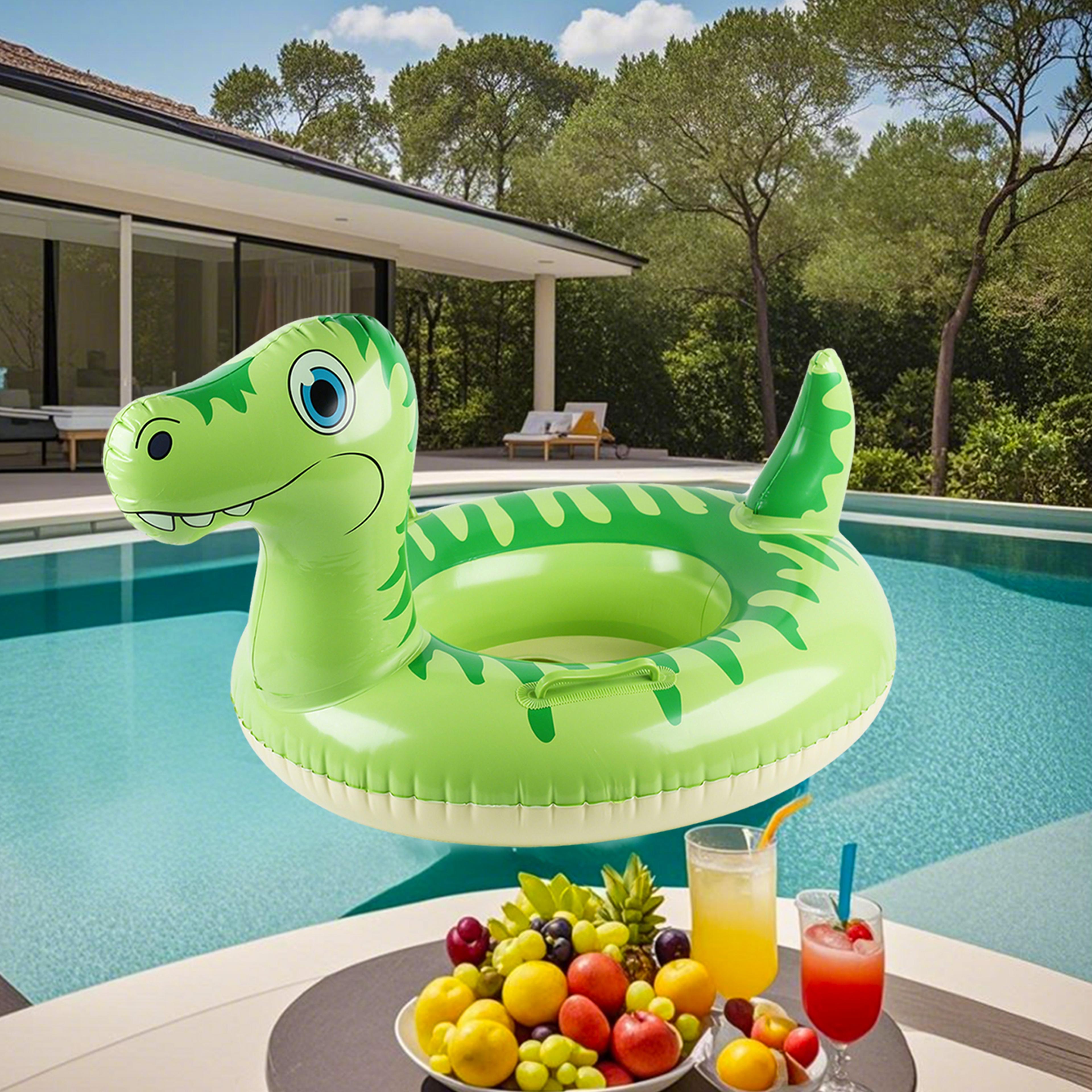 dinosplash inflatable swim ring for kids and toddlers pool float