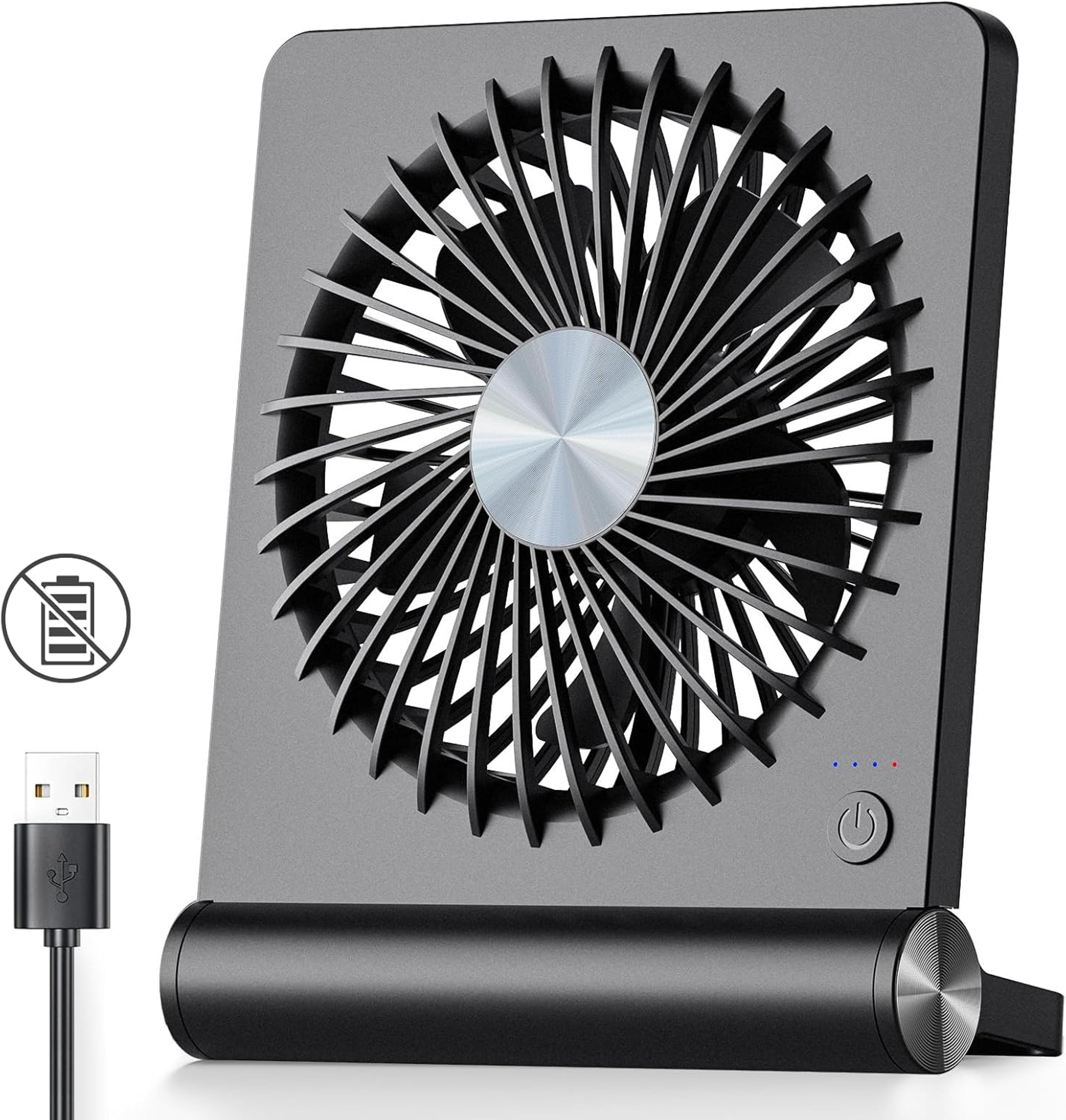 usb desk fan ultra quiet usb desk fan with tilt & speed cooling