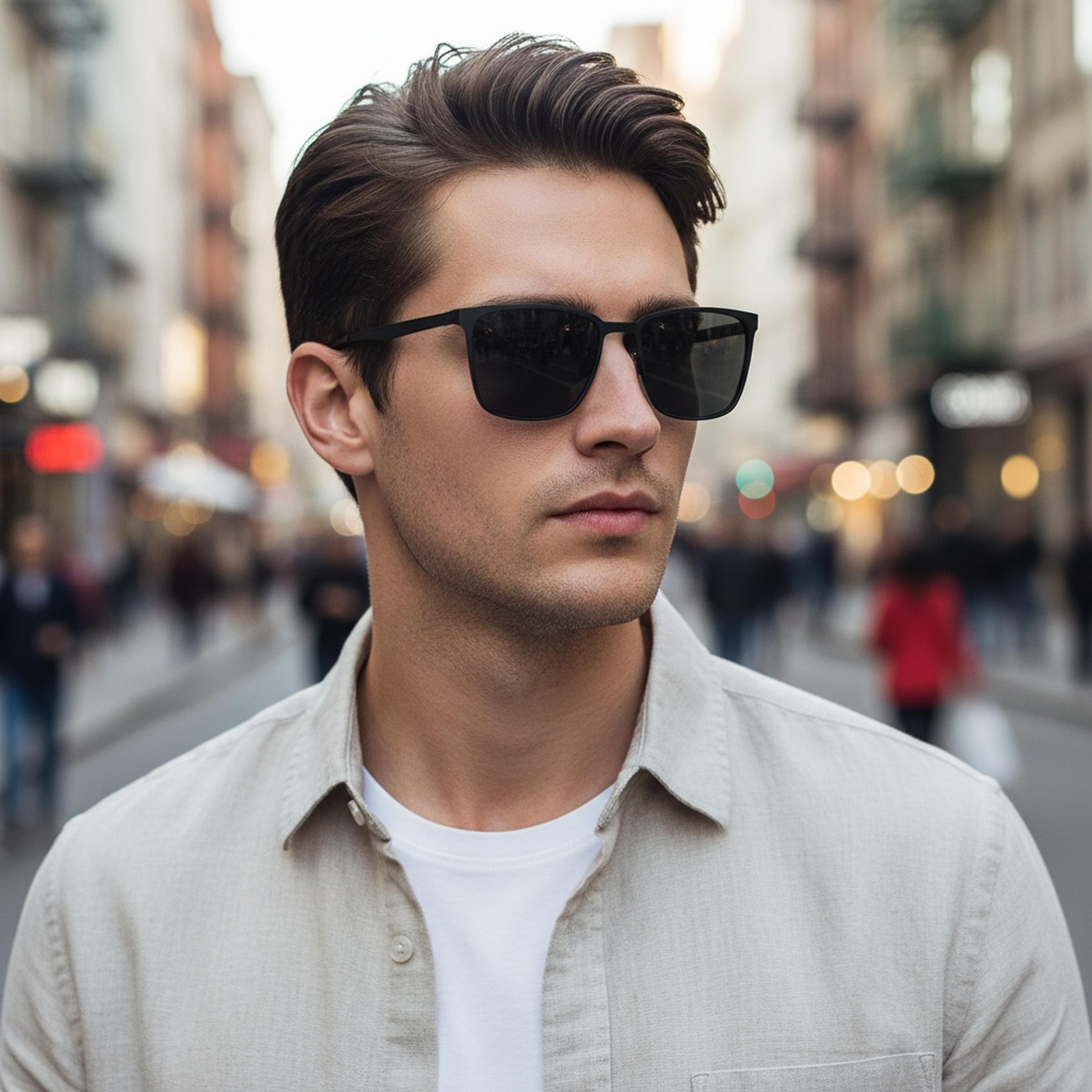 ultra light men's metal sunglasses for driving & everyday style