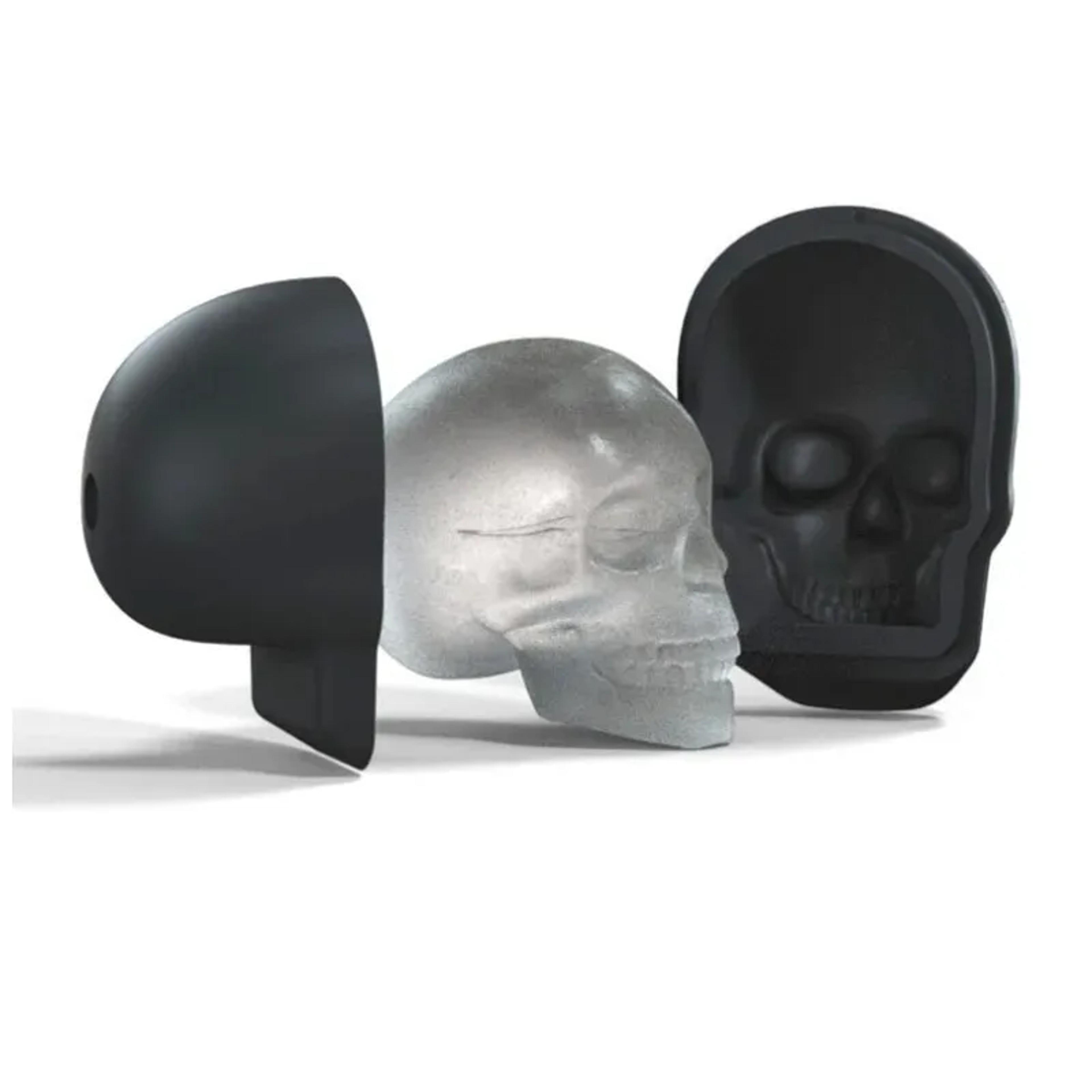 large skull ice mold silicone ice mold skull cake mold for ice, chocolate & candle making