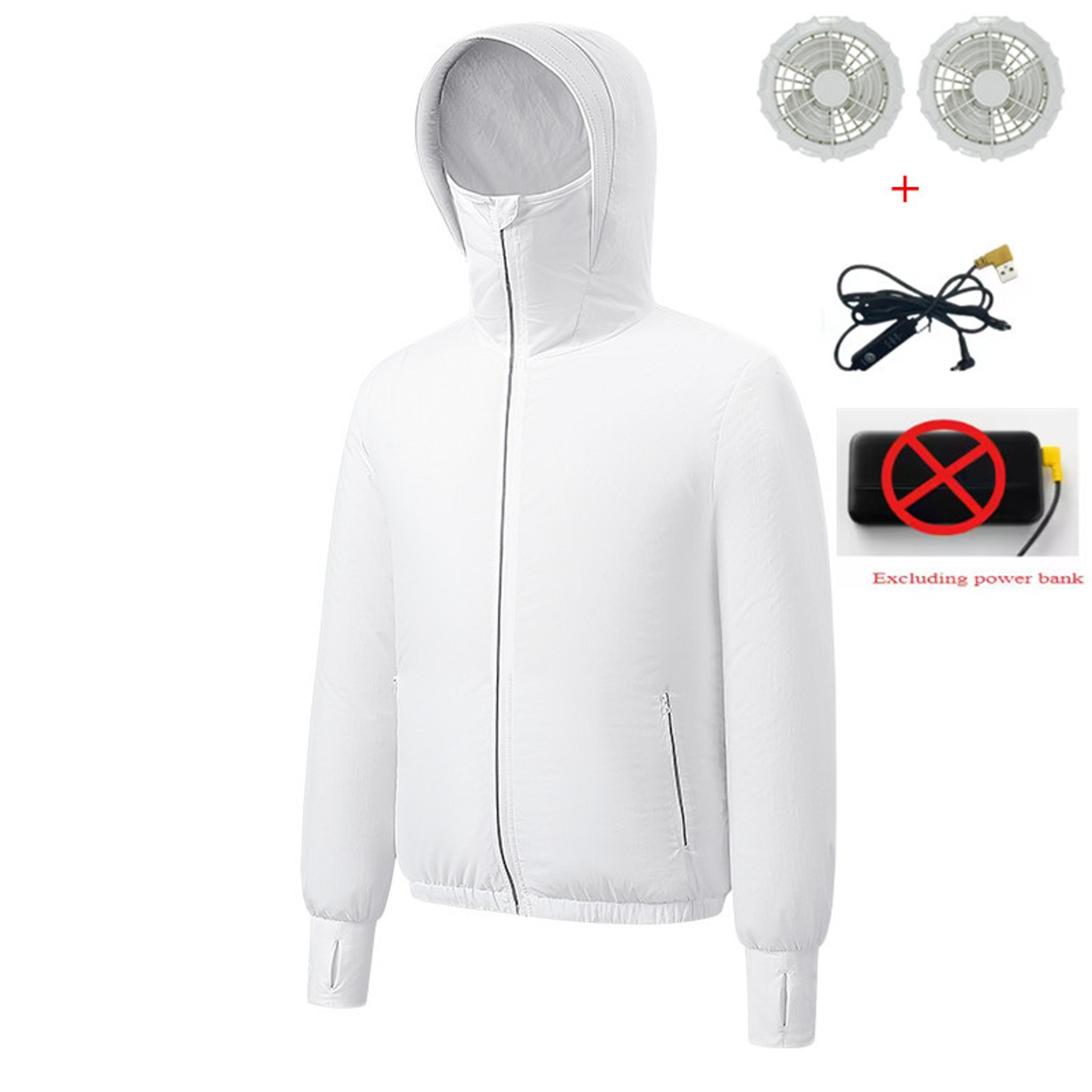 arcticflow fan cooling jacket lightweight cooling fan jacket with uv sun protections