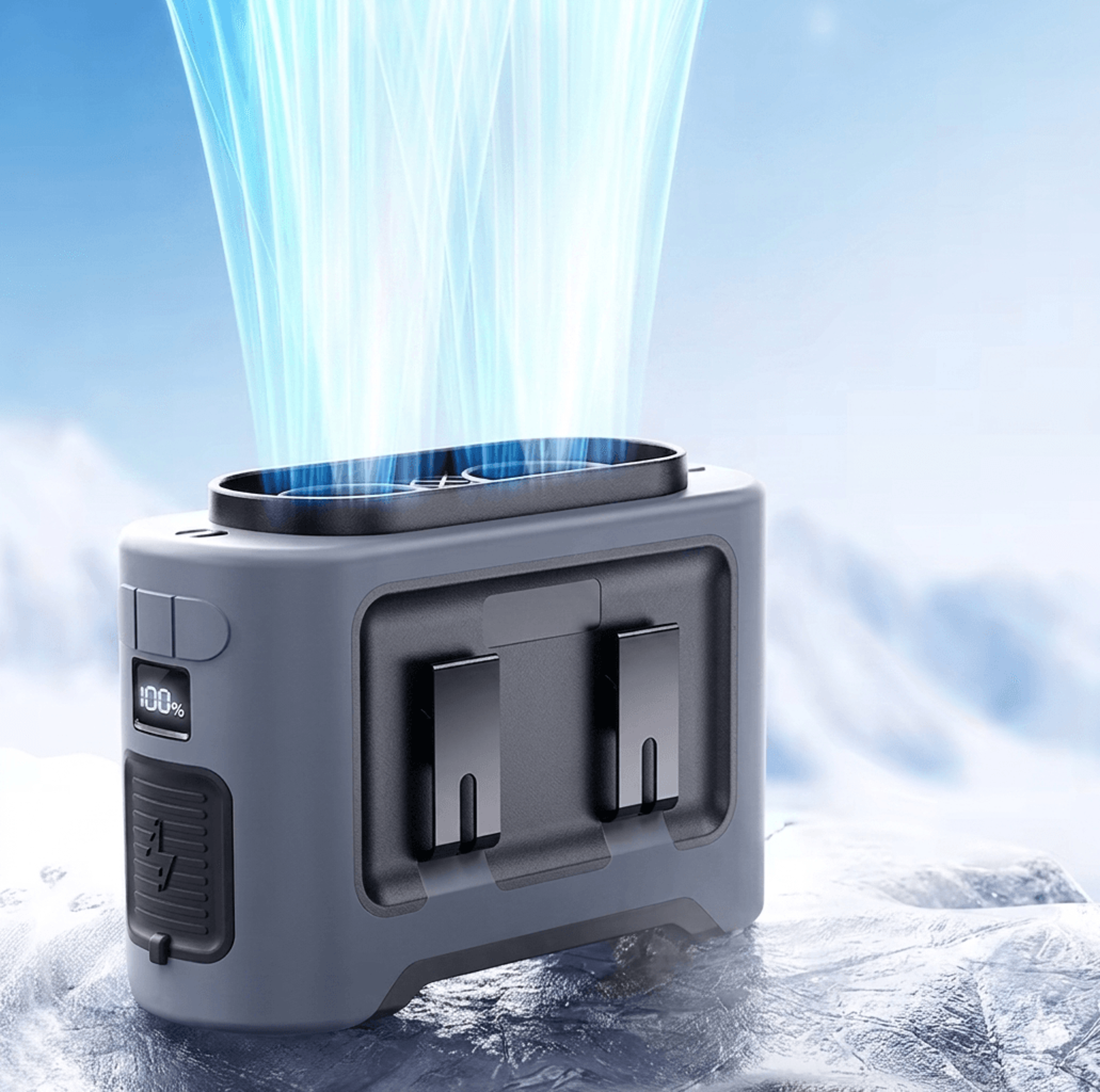 wearable cooling fan for outdoor work, travel & sport