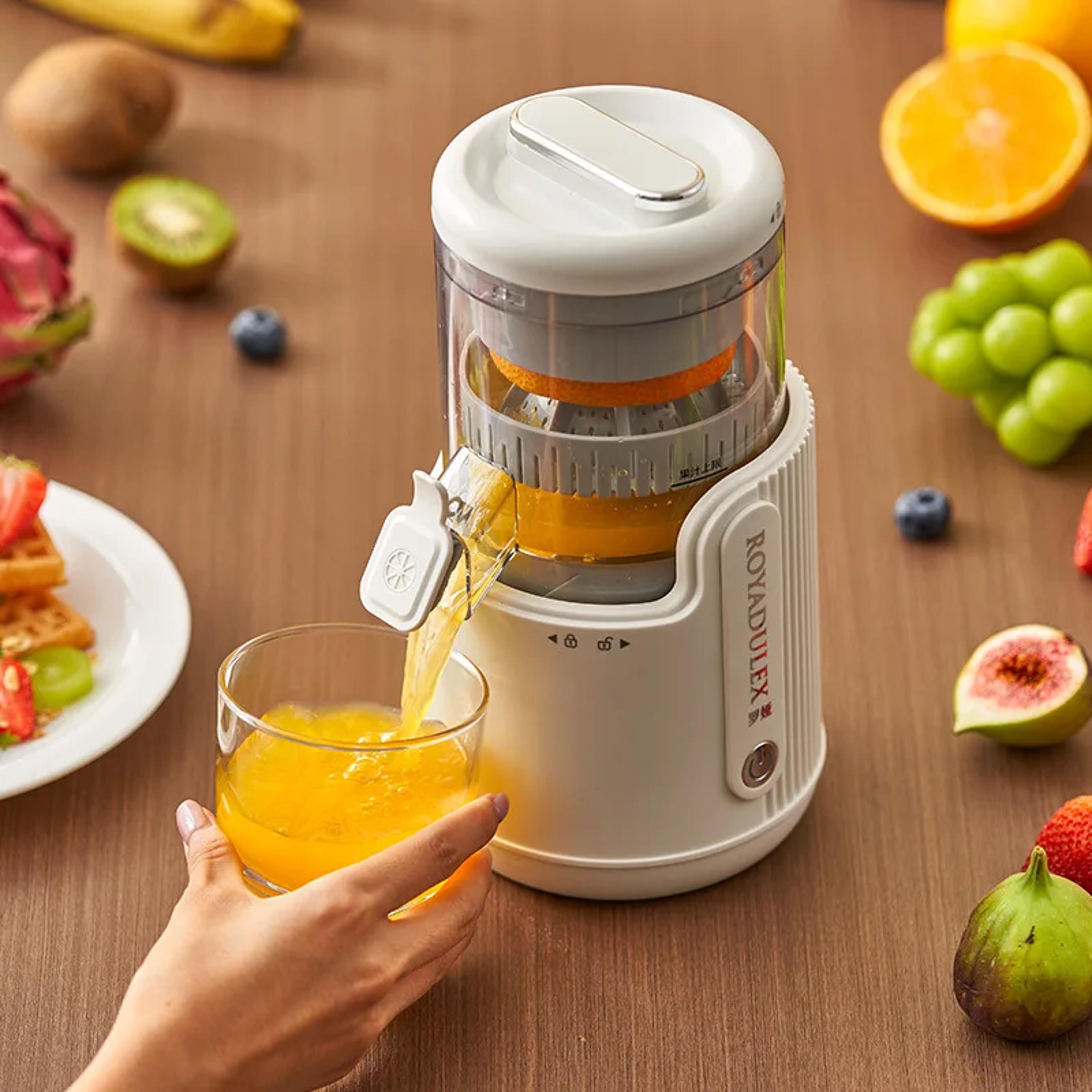 freshflow wide feed citrus & fruit juicer with pulp separator
