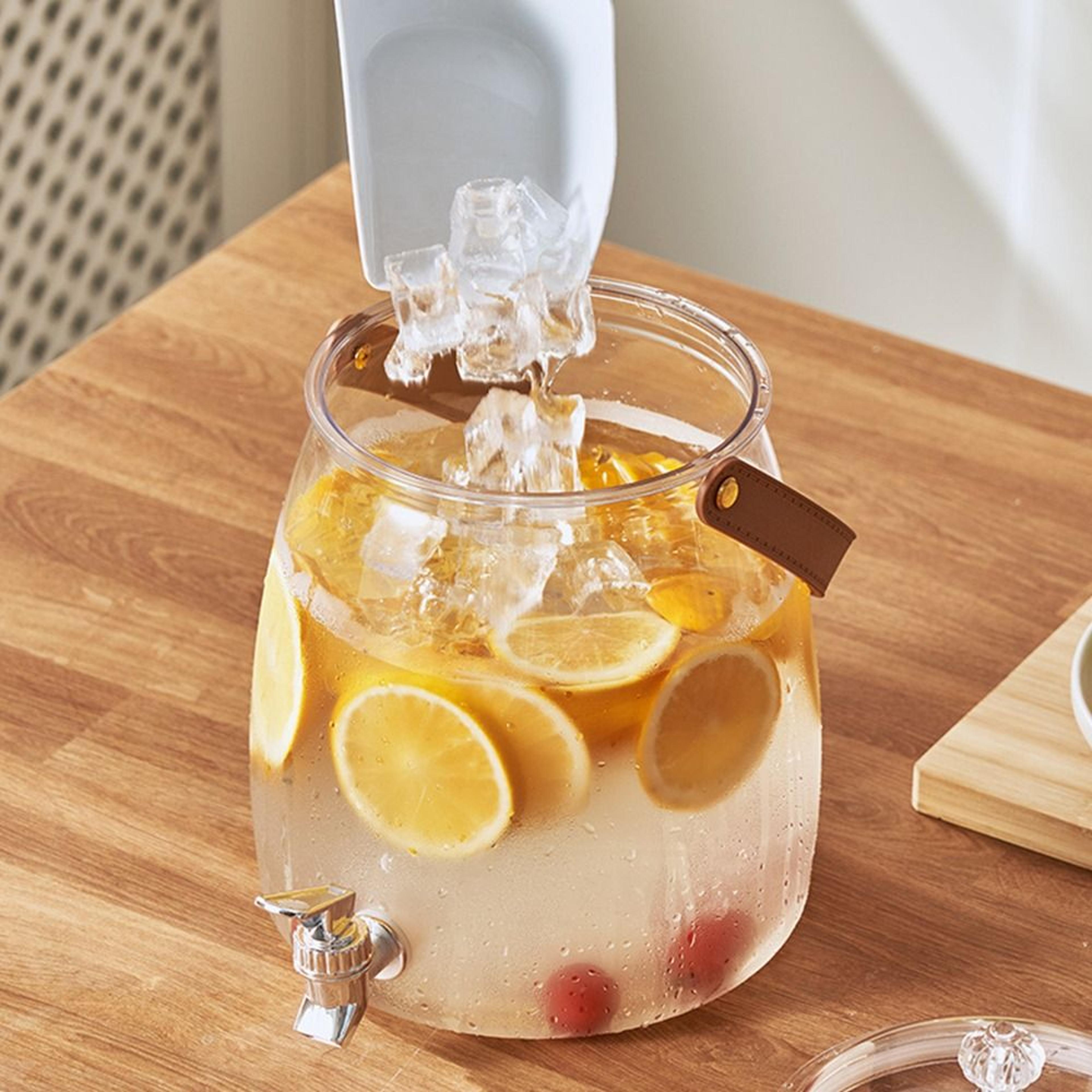 freshflow refrigerator beverage dispenser with tap large capacity juice & water container