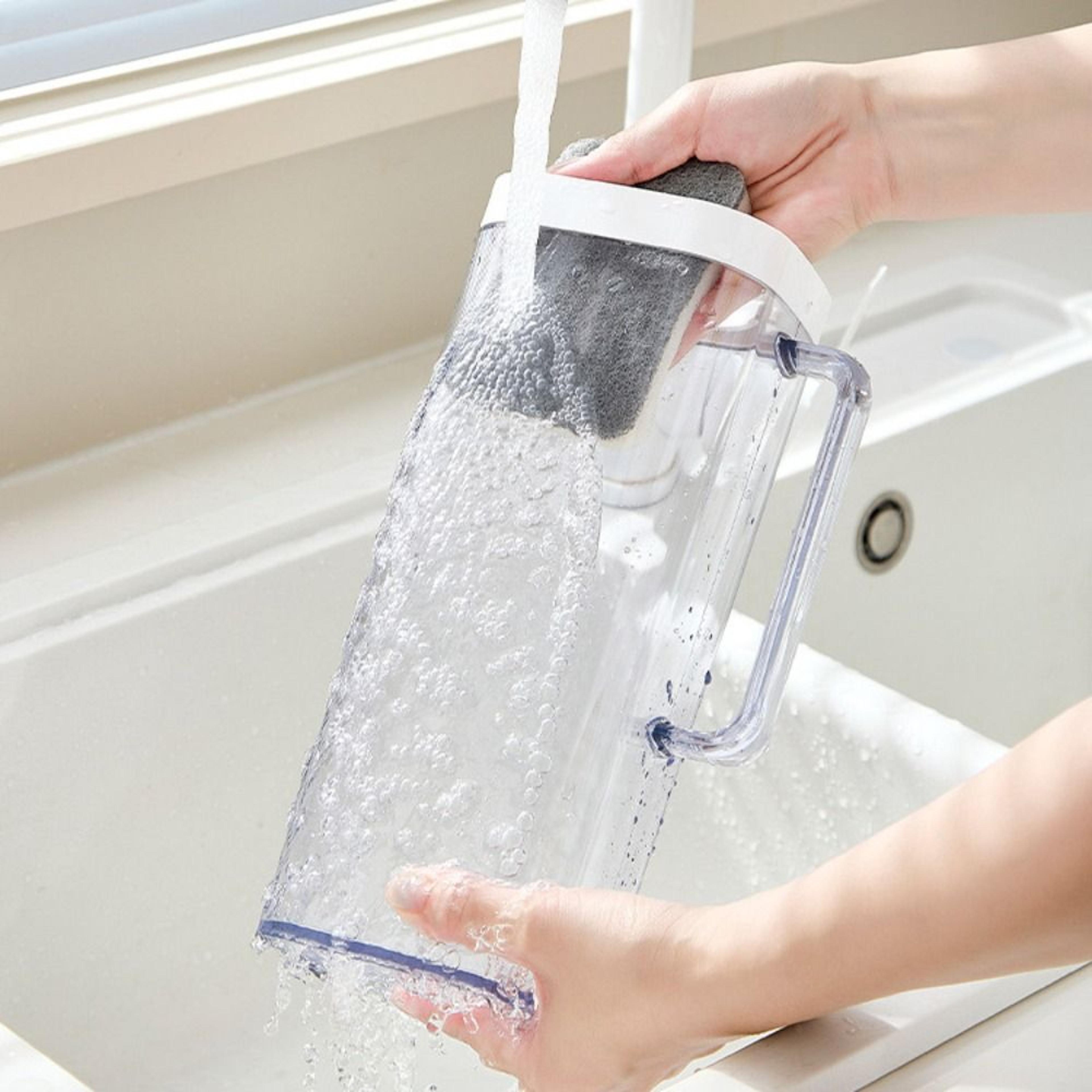 heat resistant refrigerator water pitcher with flip lid & leakproof sealed design