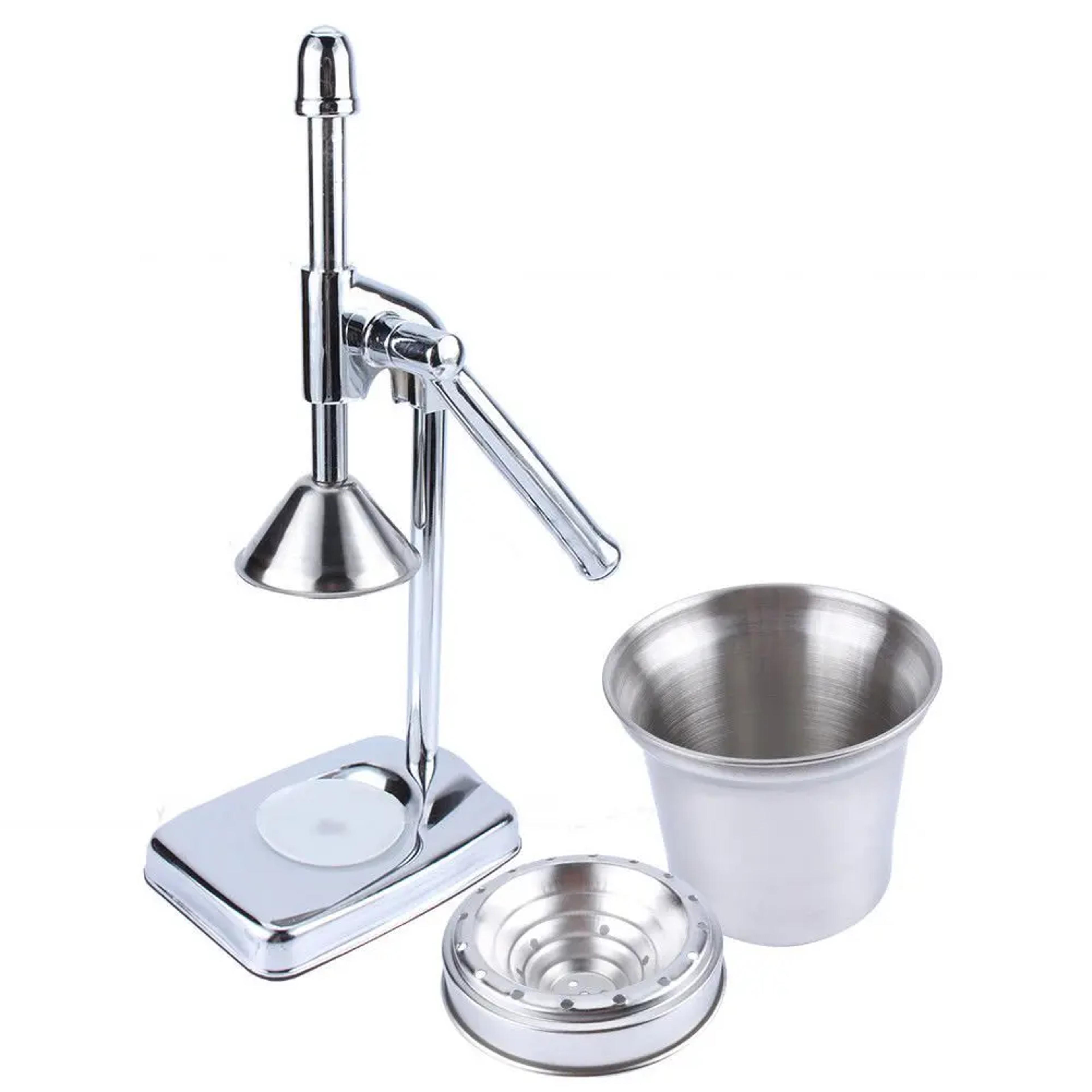 stainless steel manual citrus juicer handheld fruit squeezer orange juice press