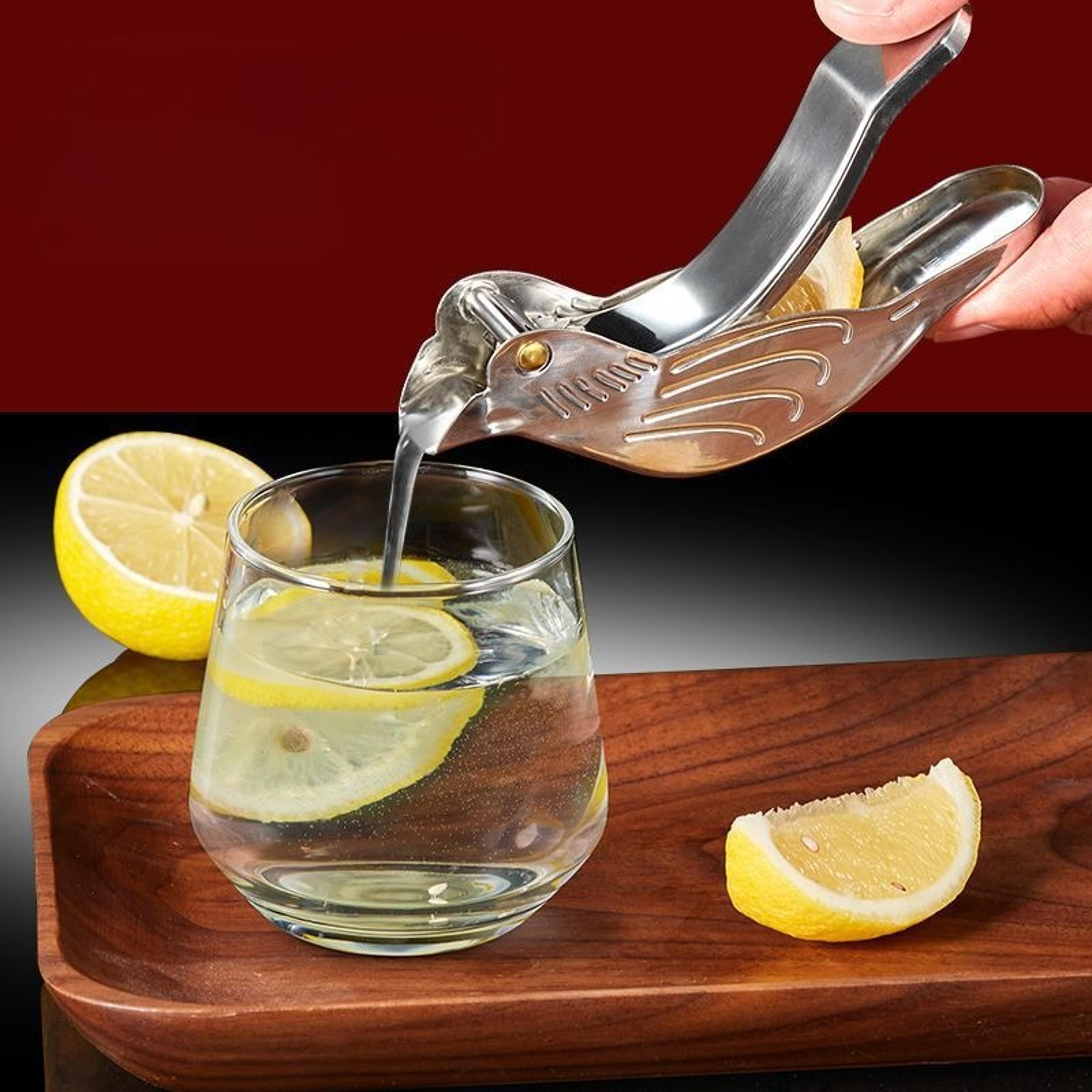 bird shape stainless steel lemon squeezer citrus juicer manual press