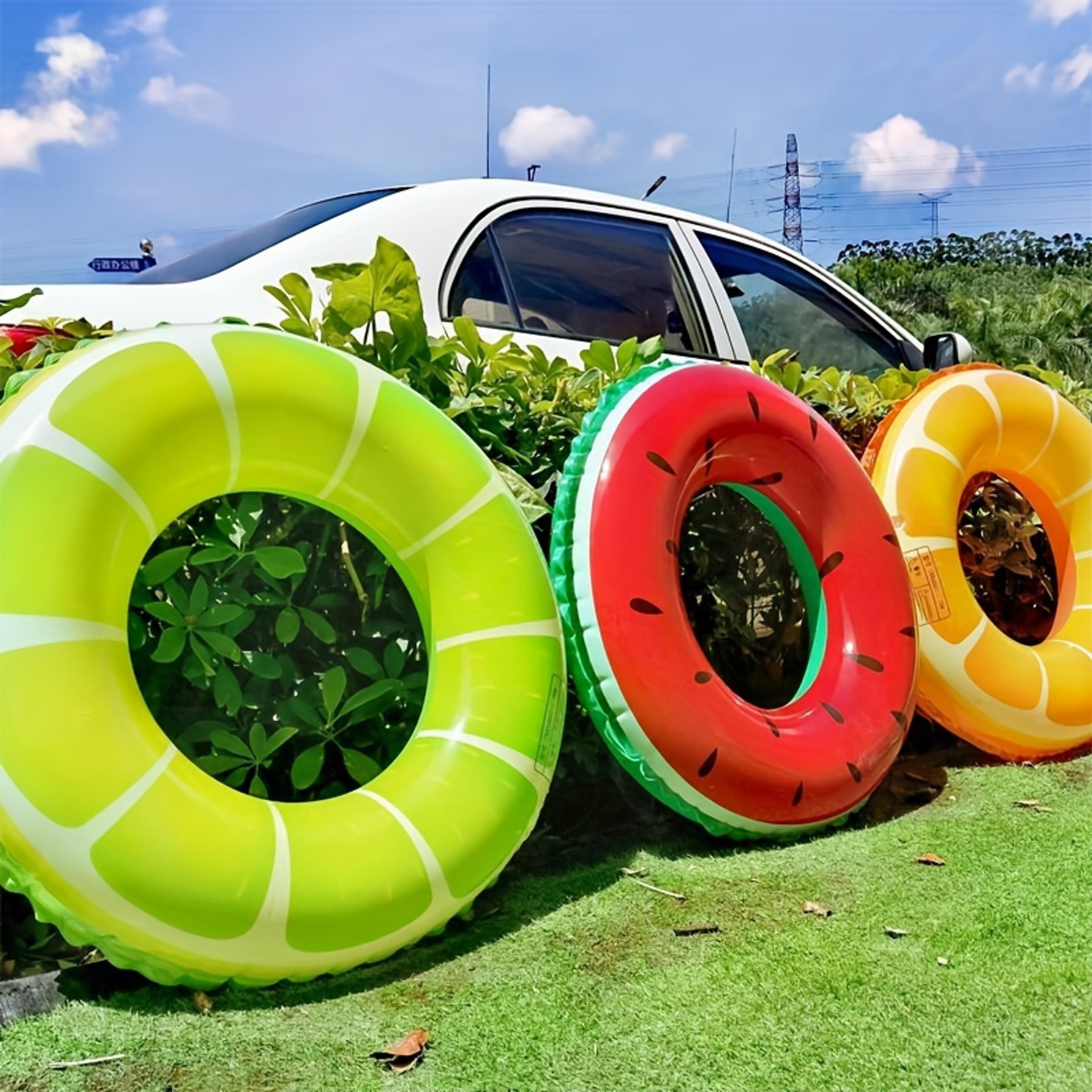 fruit splash adult pool float ring for beach & pool fun