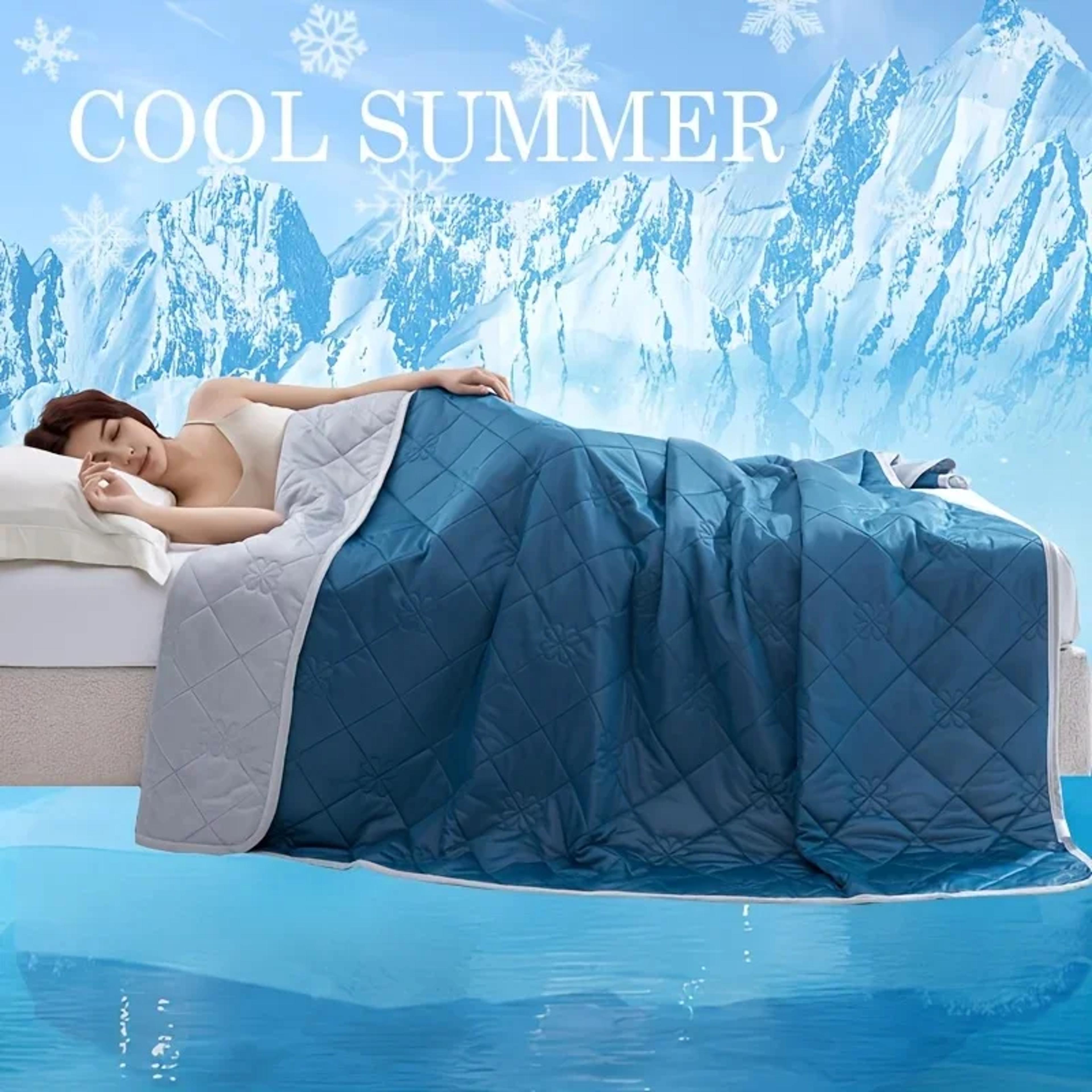 cooling blanket for hot sleepers lightweight summer blanket & soft quilted throw