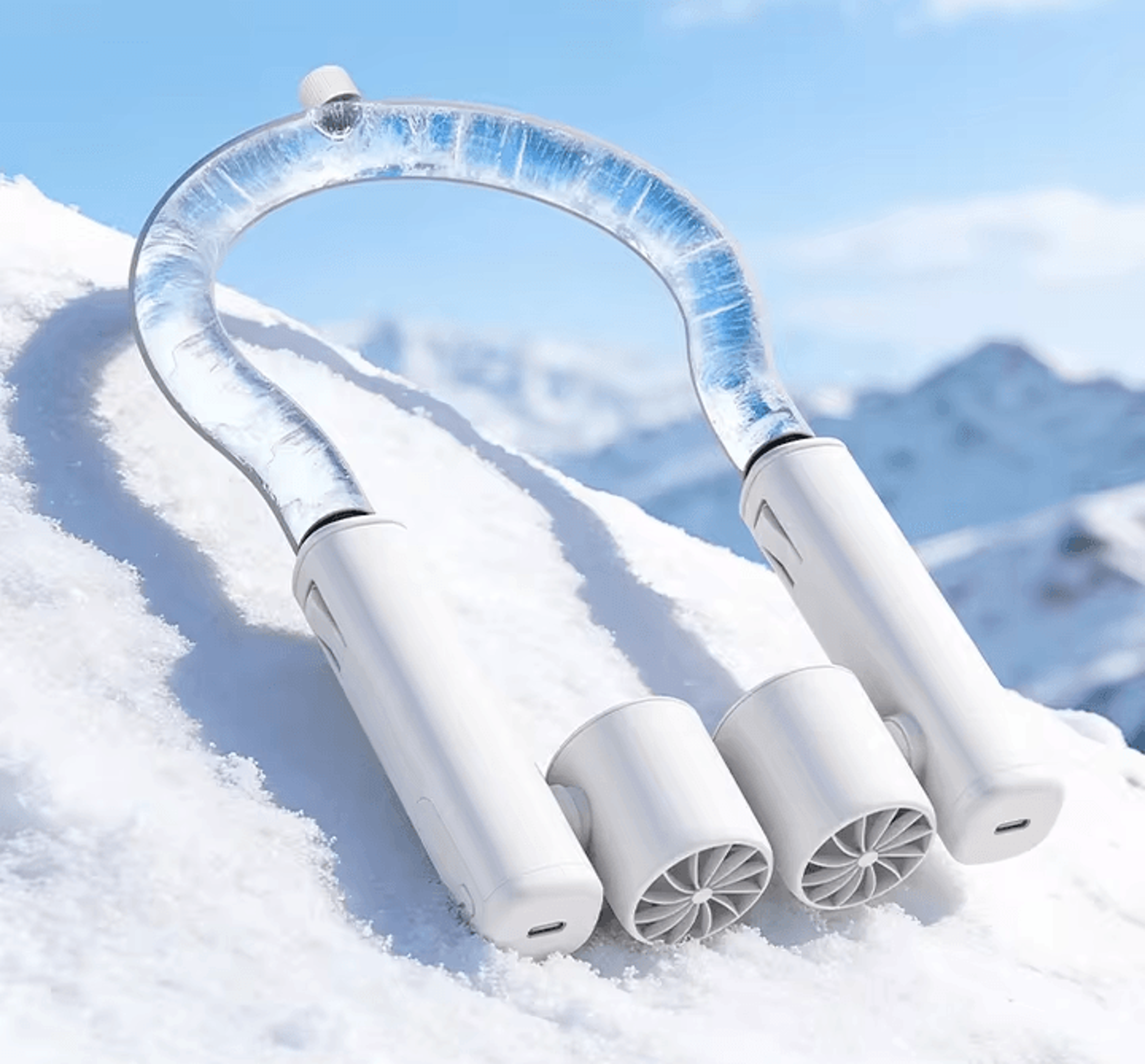 ice ring neck fan portable neck fan with cooling & long life