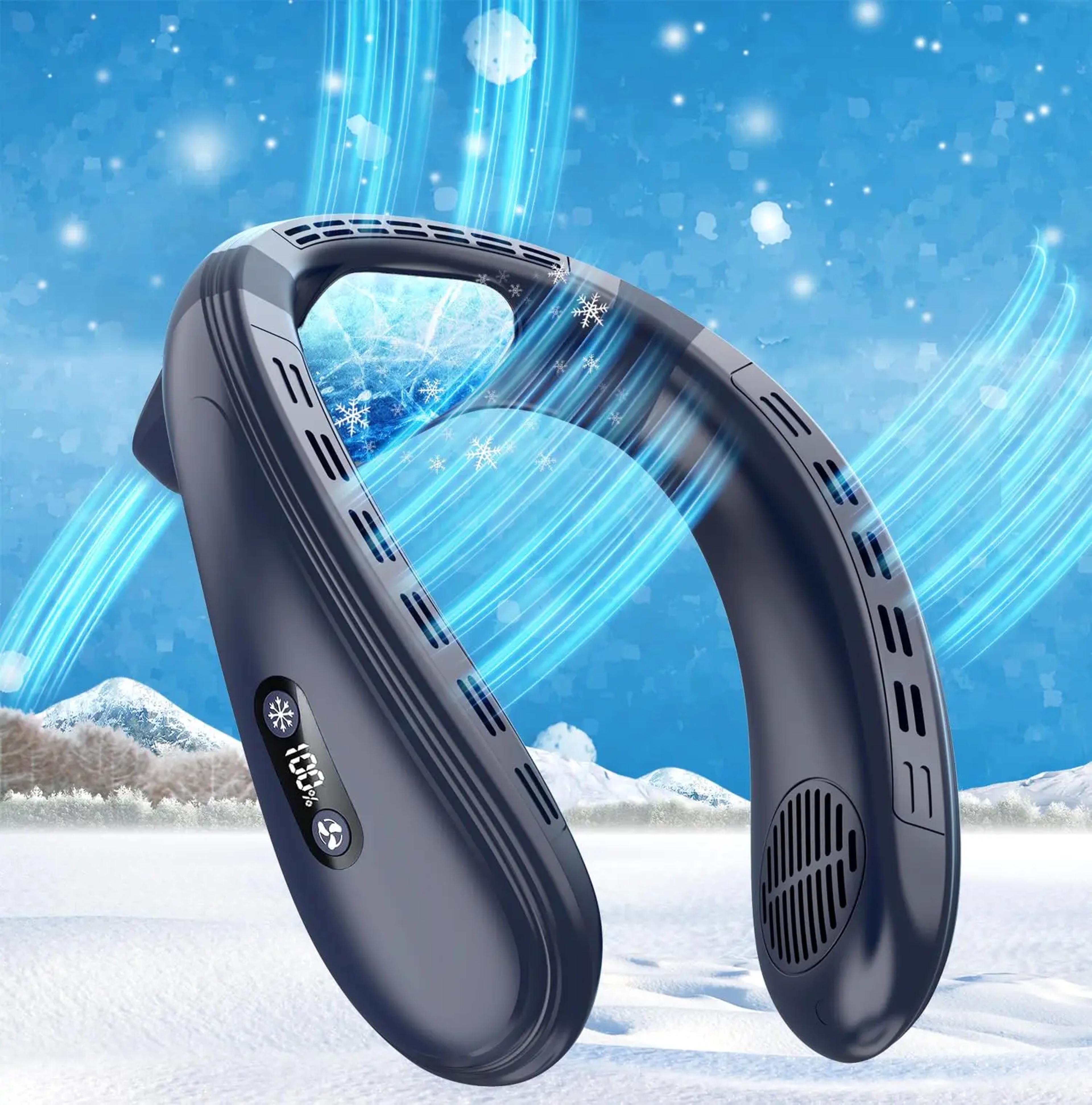 wearable neck air conditioner portable cooling fan
