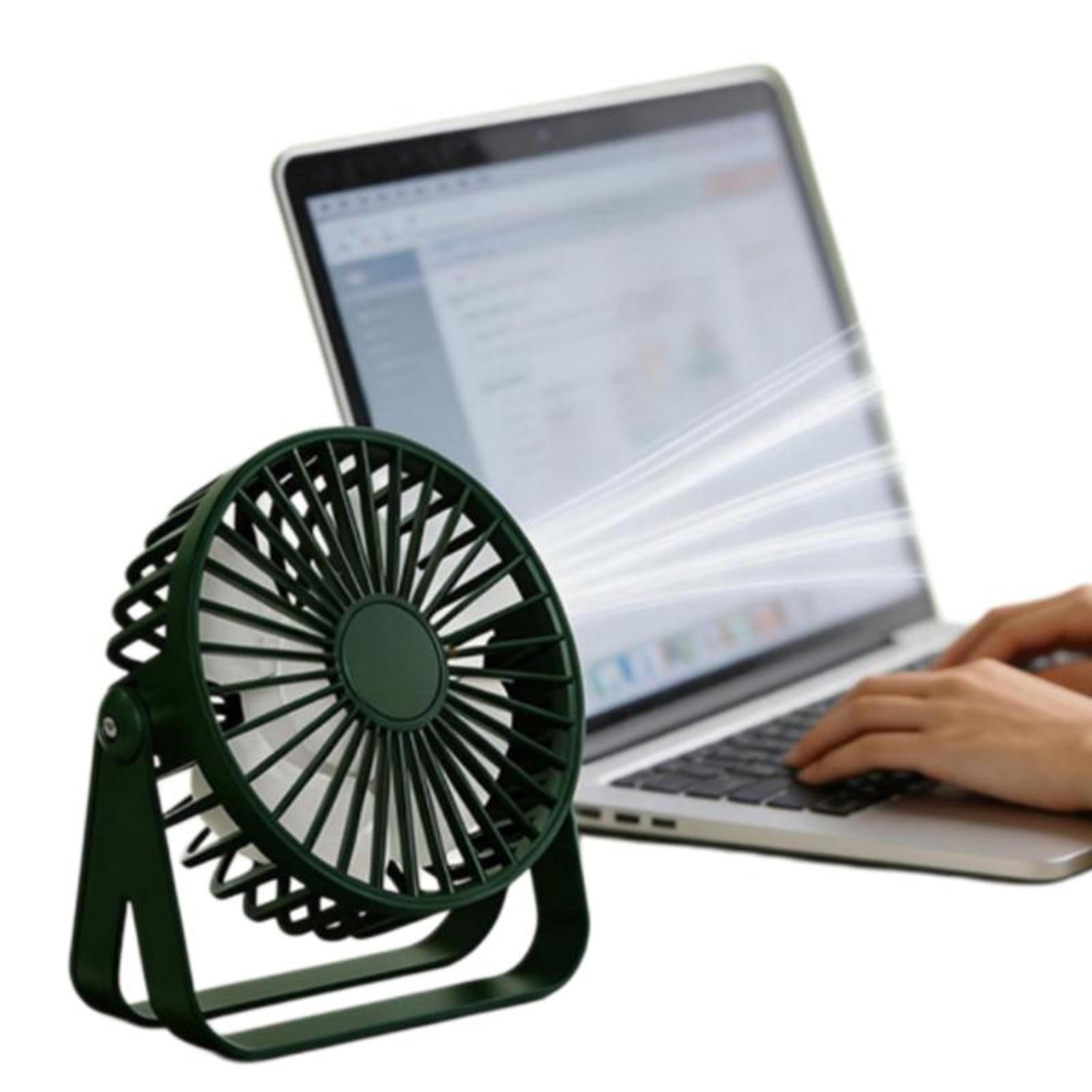 quiet usb desk fan portable mini cooling fan for home, office & dorm