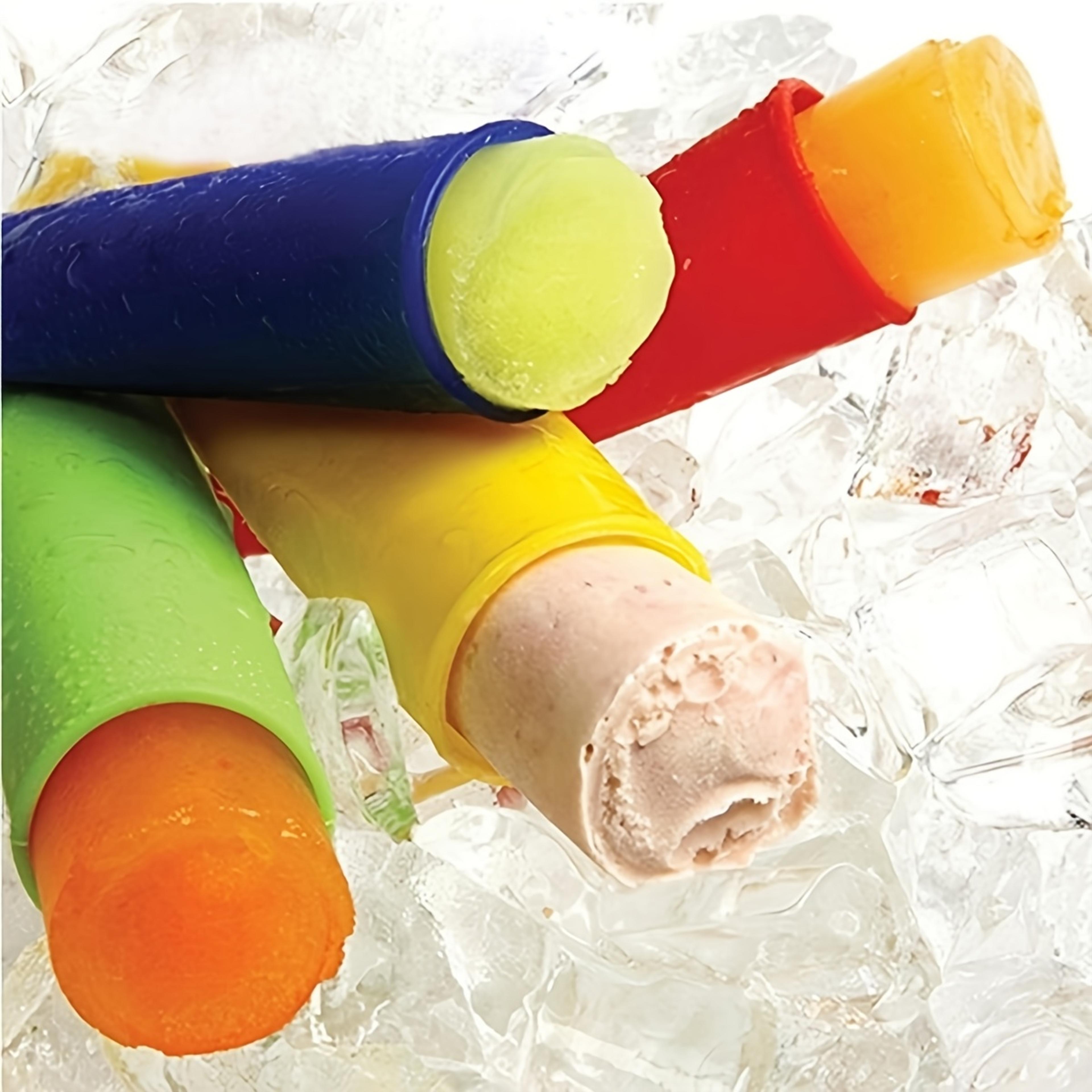 reusable silicone popsicle molds set leak proof ice pop maker with lid