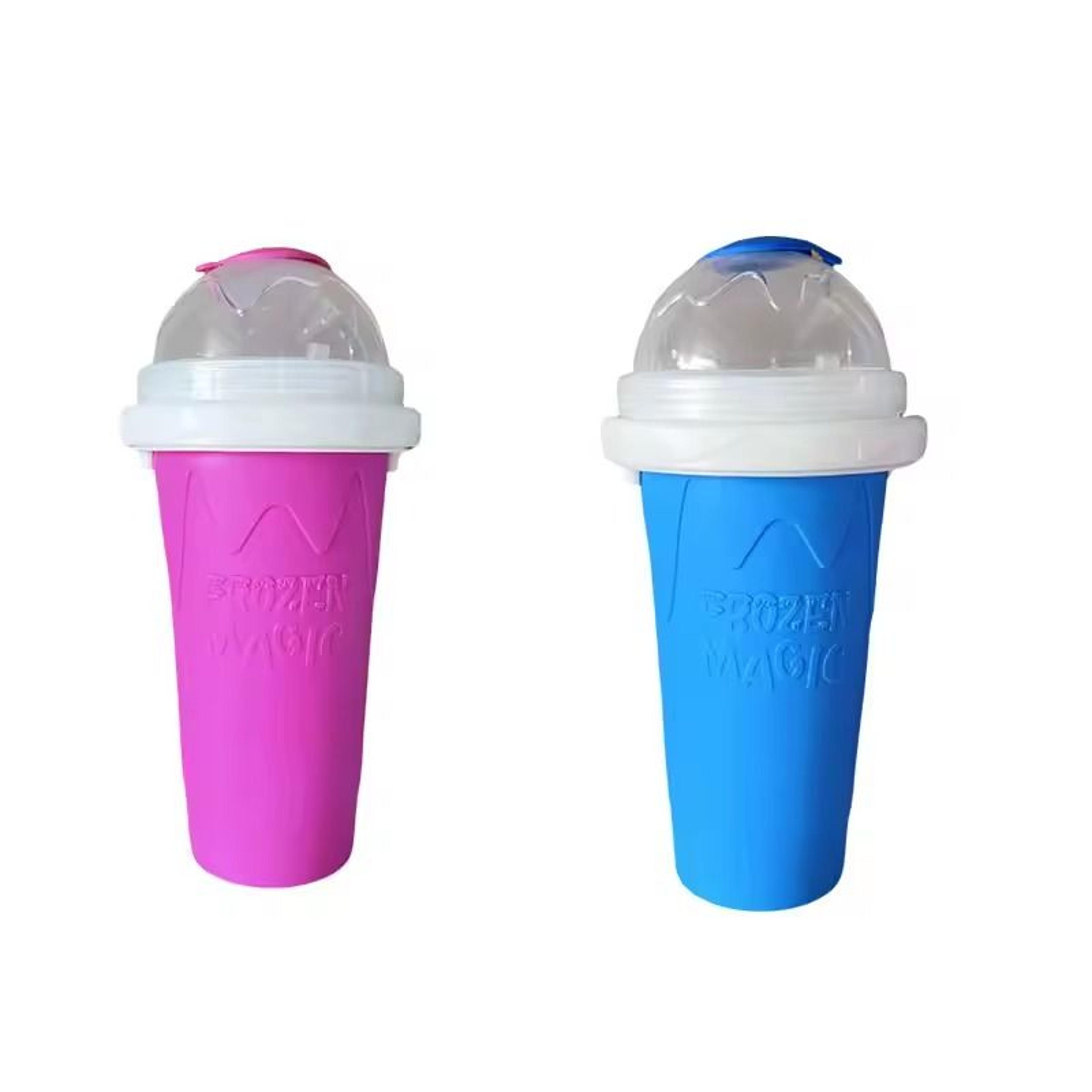 quick freeze slushie maker cup portable smoothie & milkshake squeeze cup