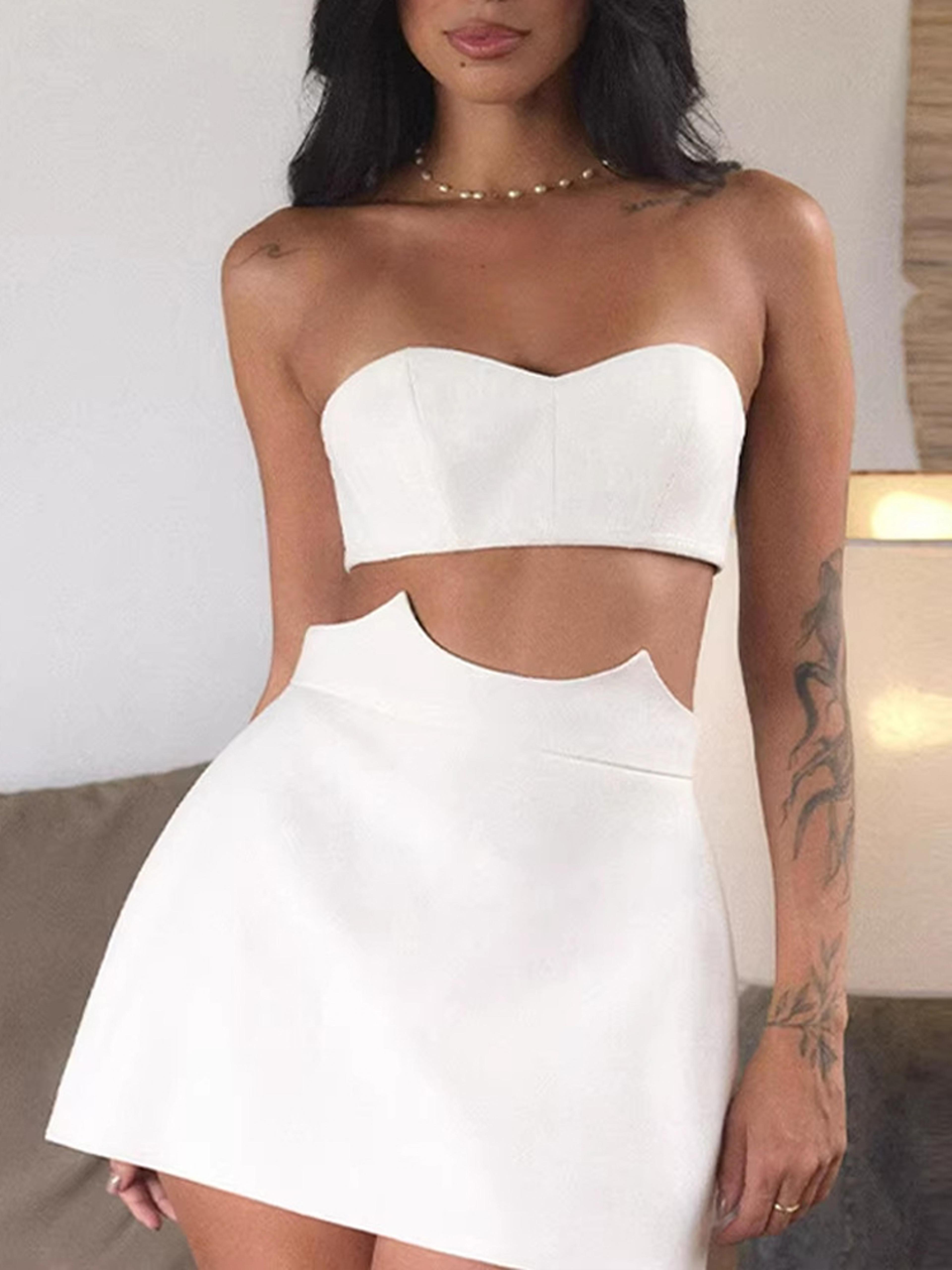 coastal elegance off shoulder skirt set for women beach vacation outfit