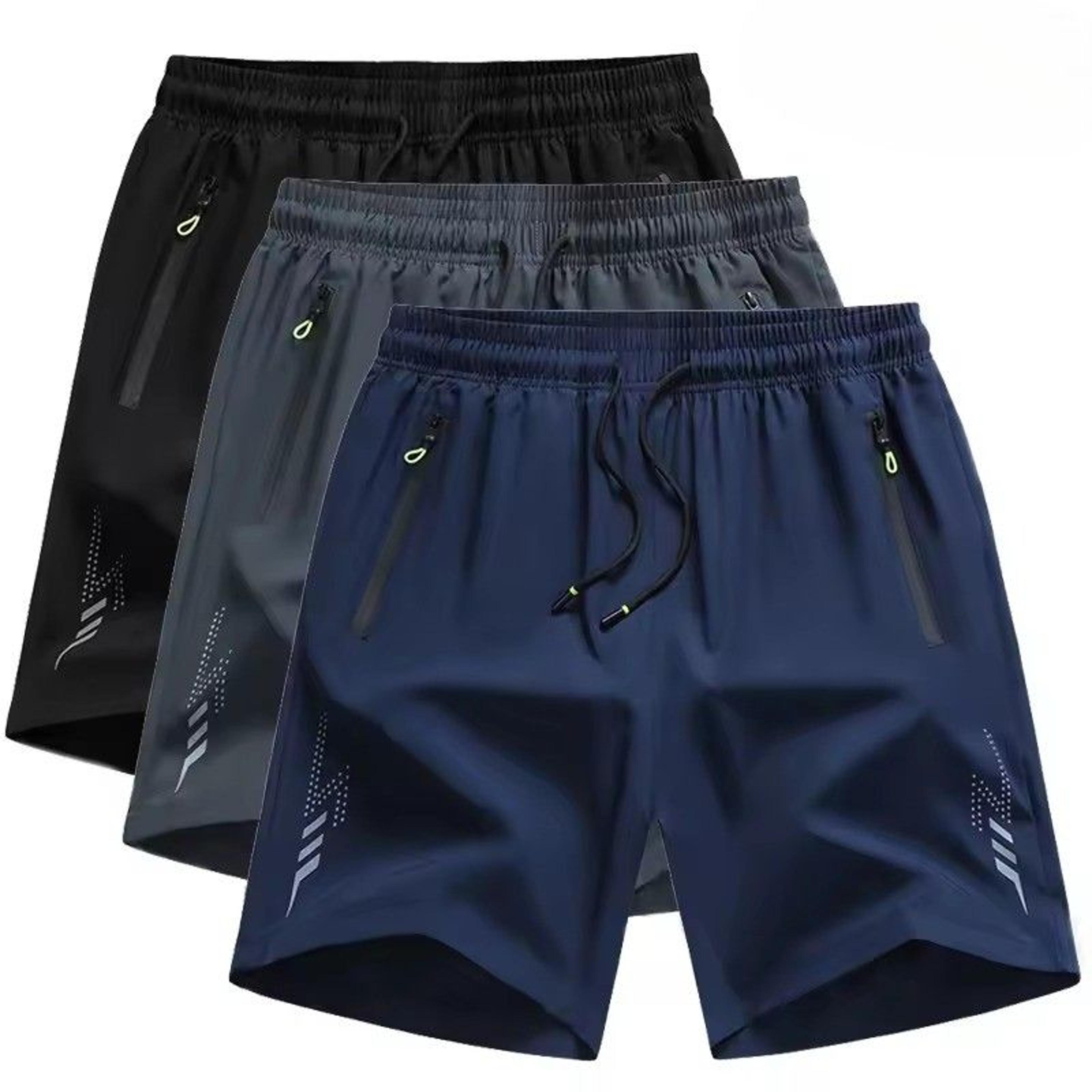 quick dry running shorts for men lightweight gym, training & jogging shorts