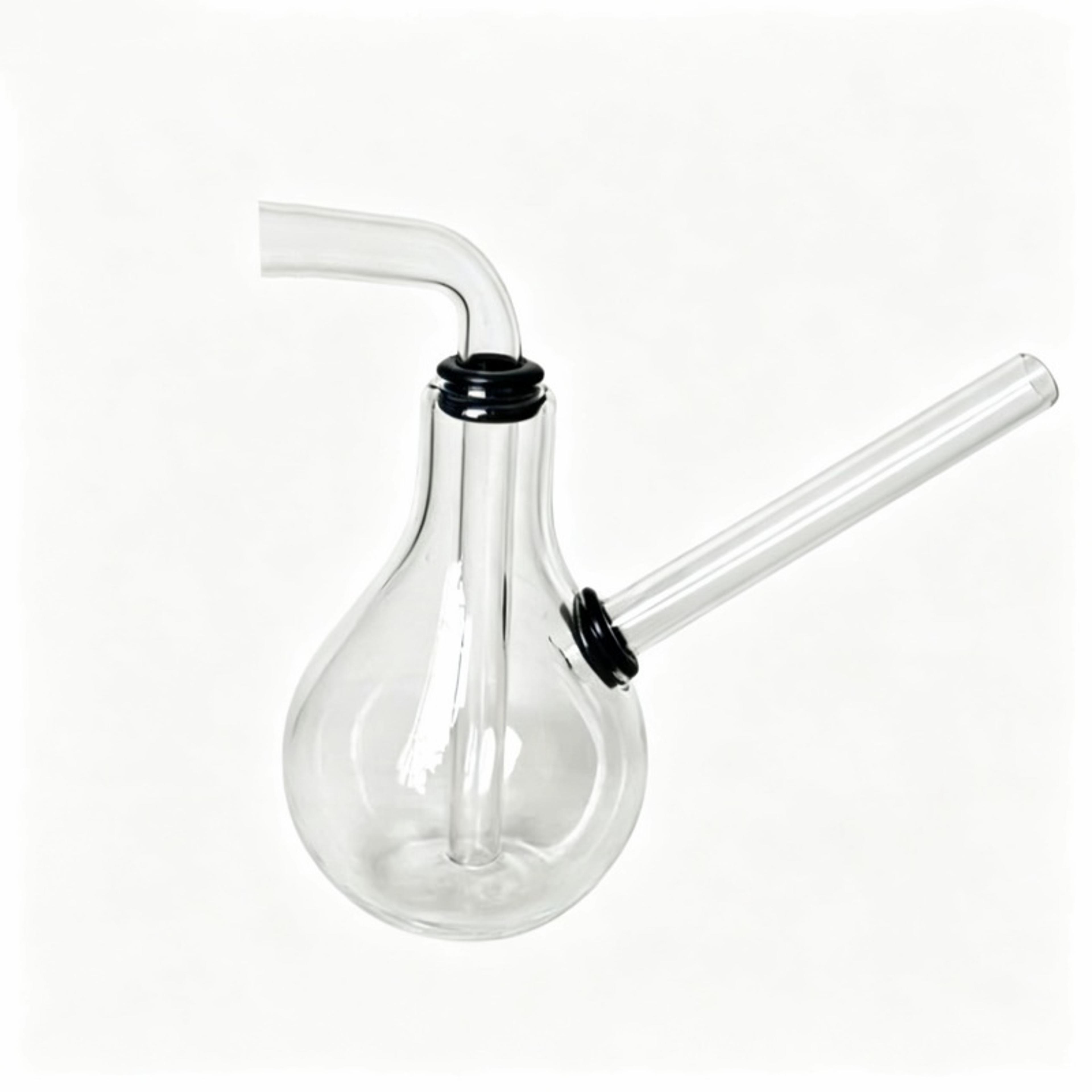 vintage light bulb glass drink bottle for juice, coffee & cocktails