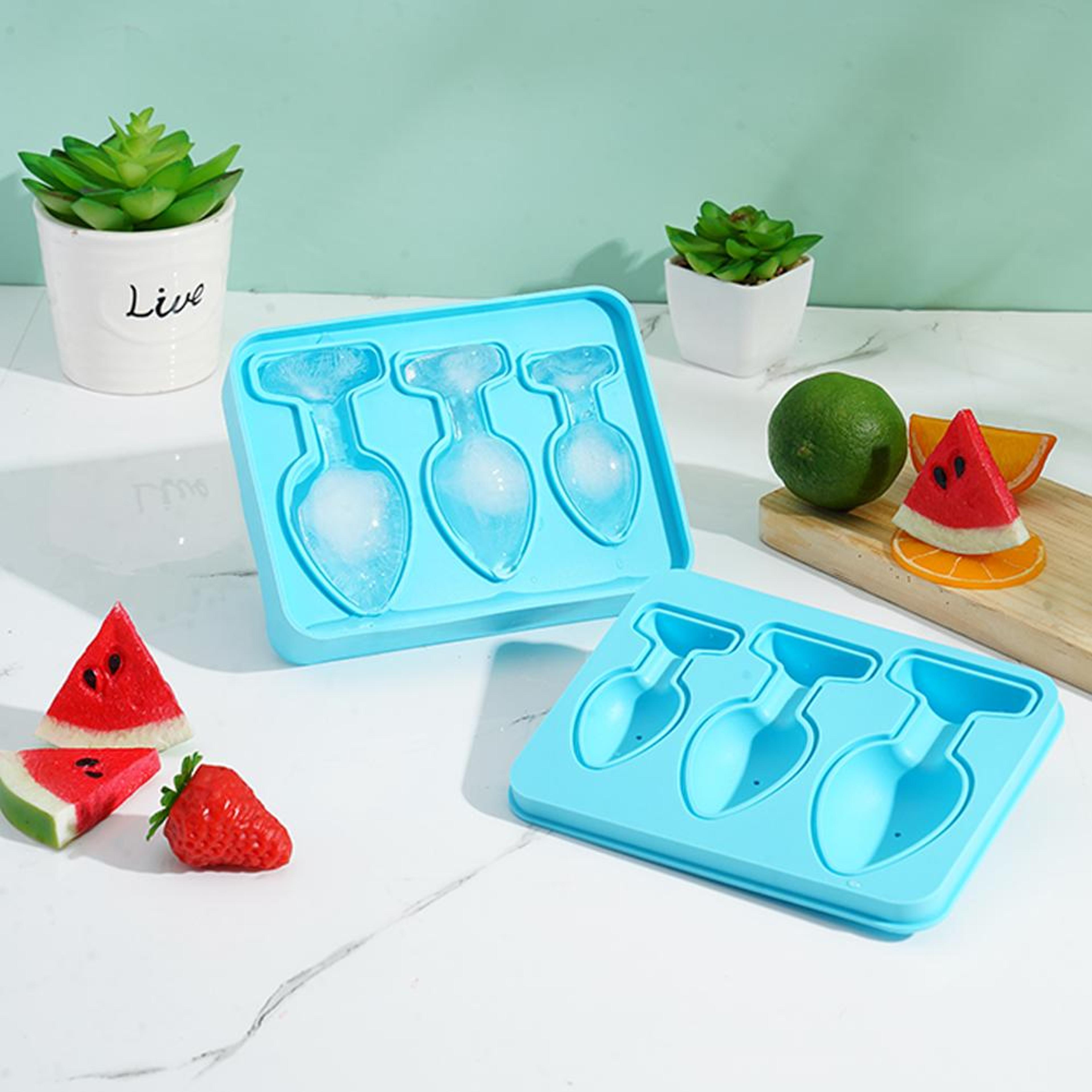 novelty ice cube mold funny silicone ice tray for cocktails, whiskey & party drink