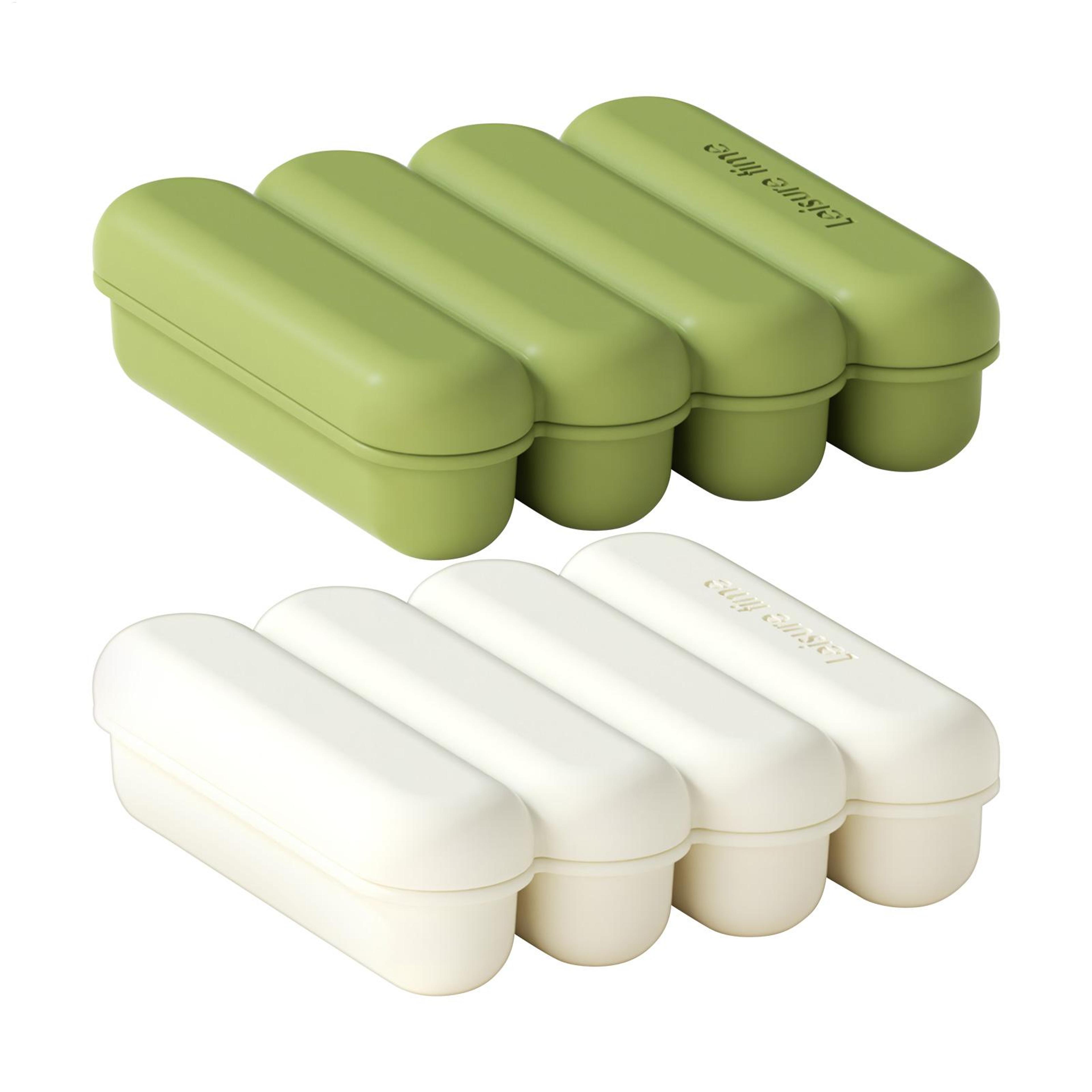slim silicone ice cube tray ice stick mold for water bottles, whiskey & cocktails