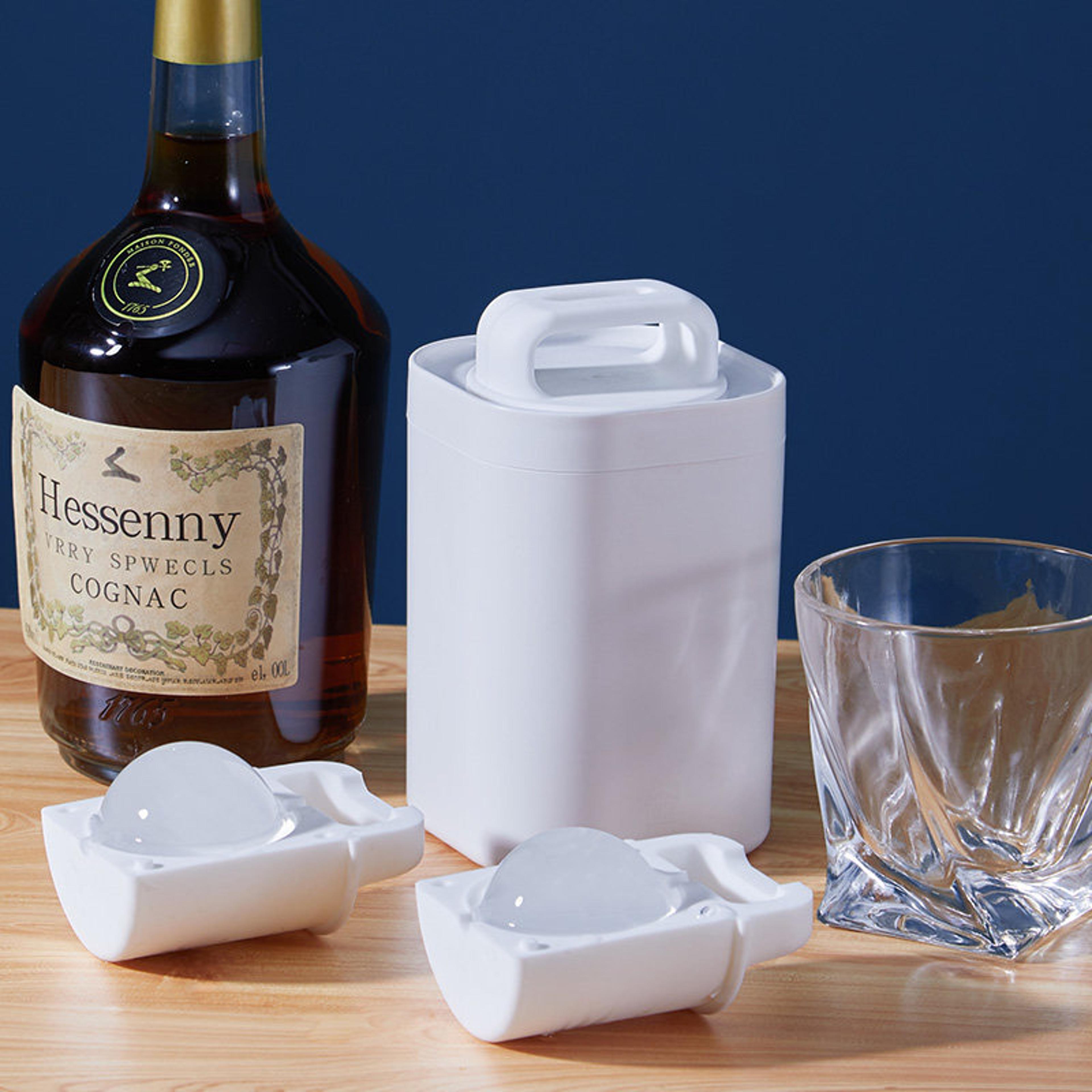 crystal clear ice ball mold for whiskey premium ice sphere mold food grade cocktail tray