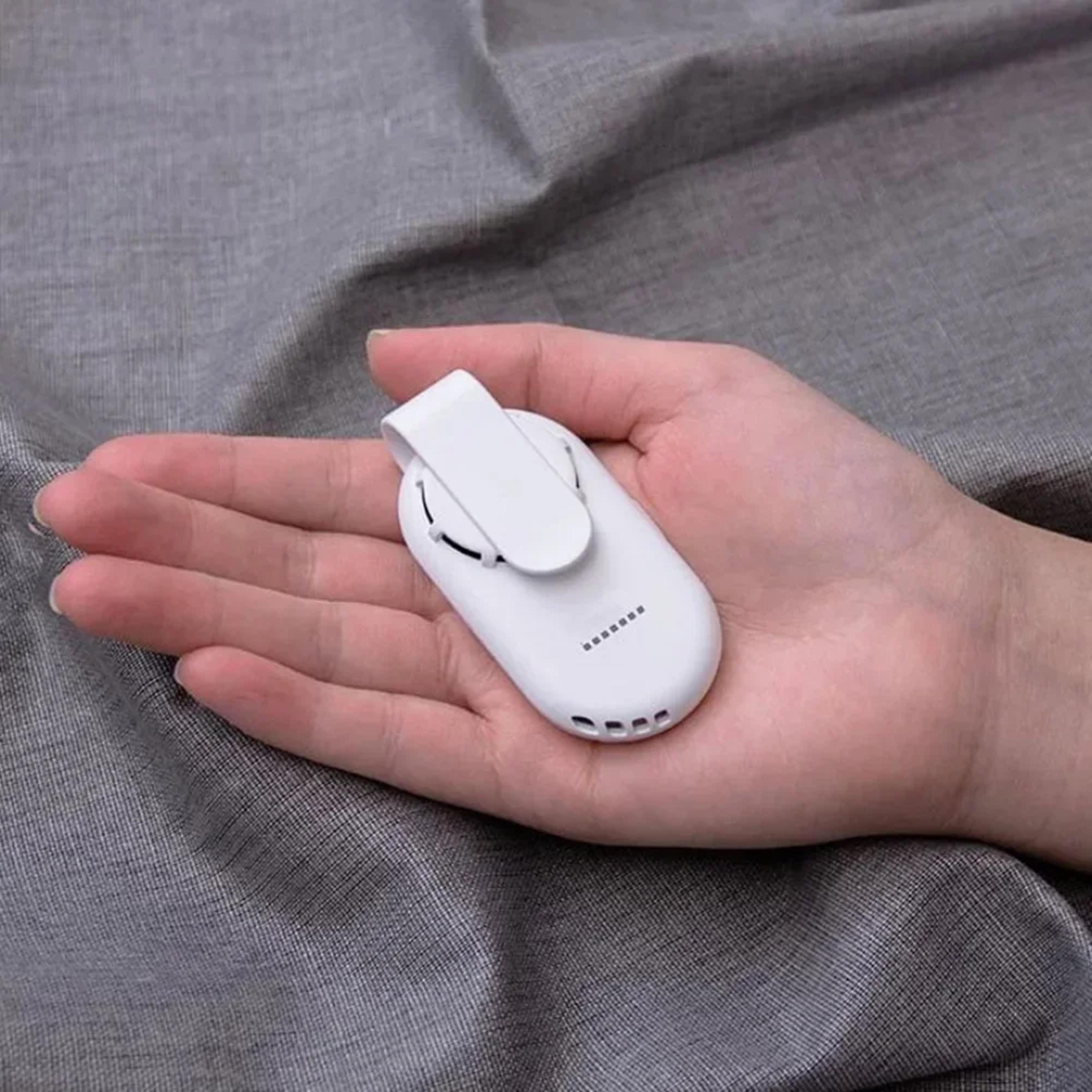 usb rechargeable mask fan clip portable wearable face fan for cool, comfortable breathing