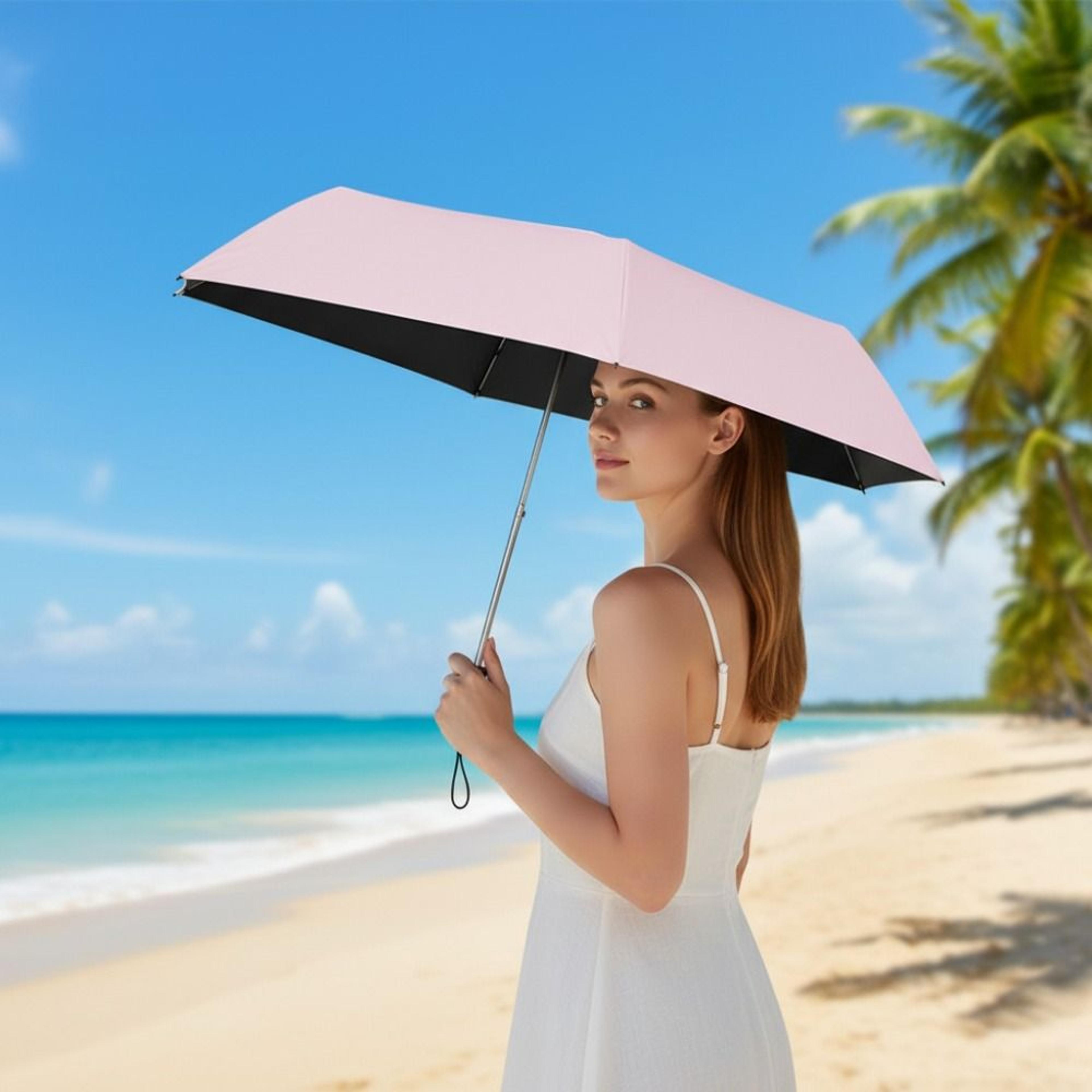 ultra lightweight uv protection umbrella carbon fiber compact travel pocket umbrella