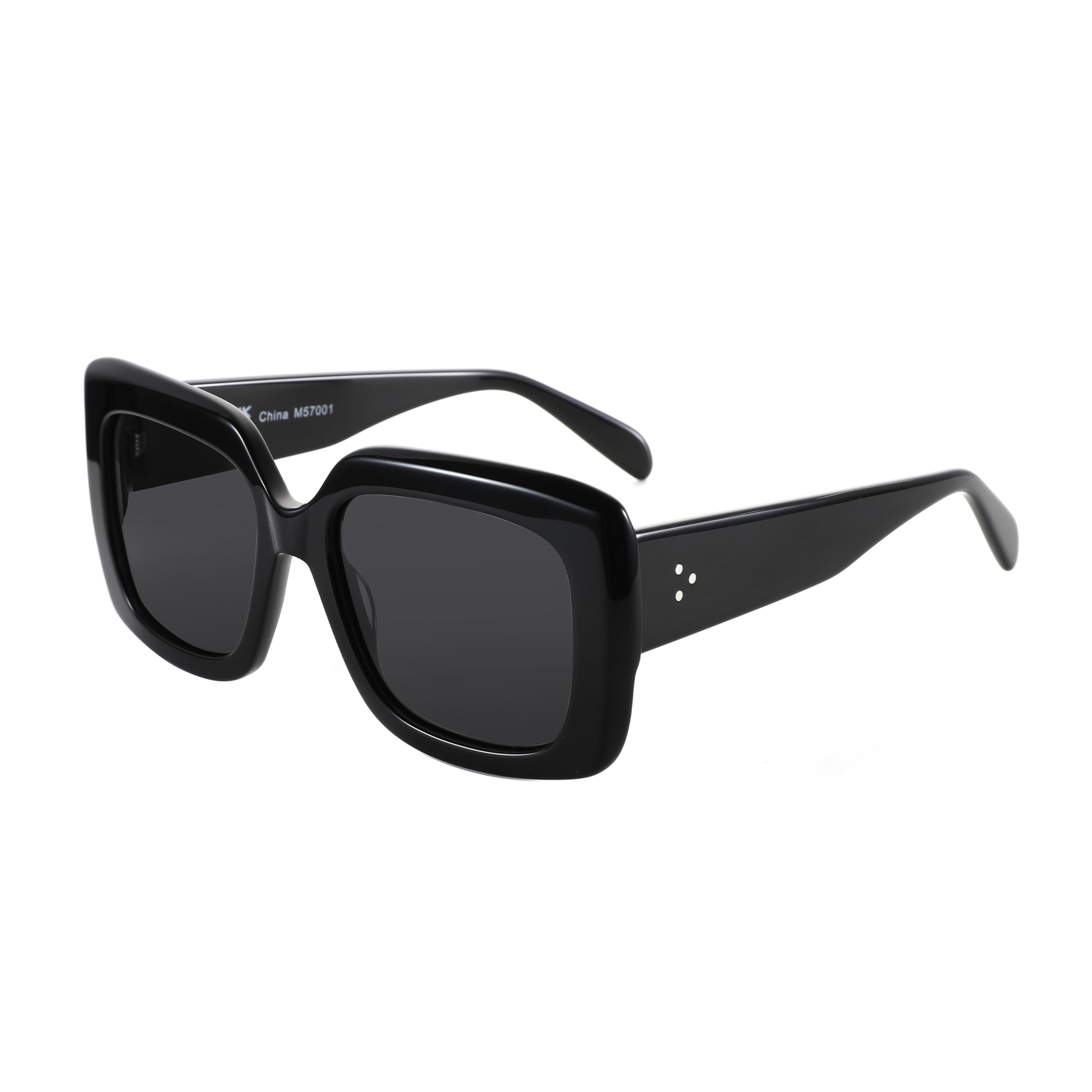 handmade polarized sunglasses square acetate fashion shades for women