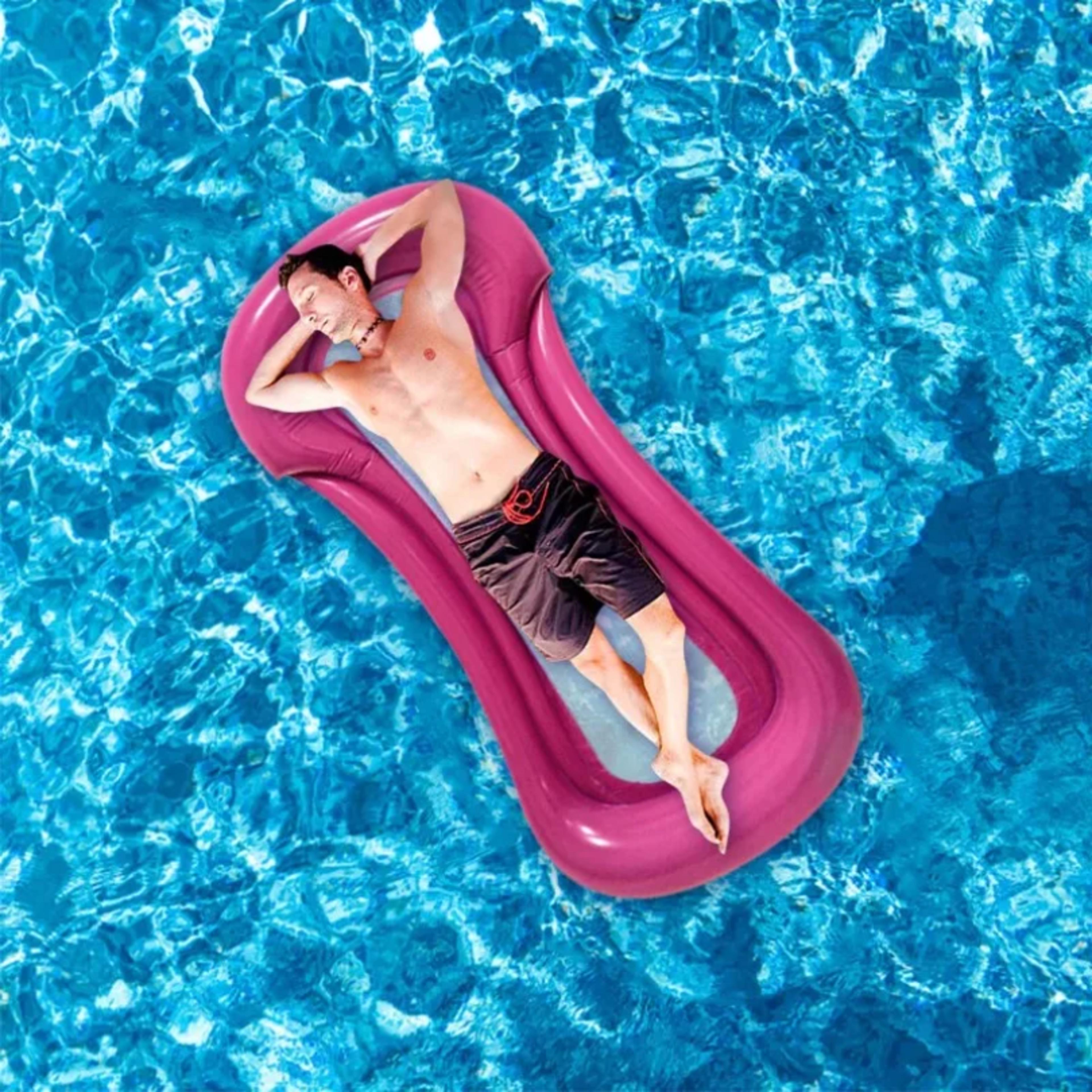 floating pool float hammock inflatable pool lounge chair for adults