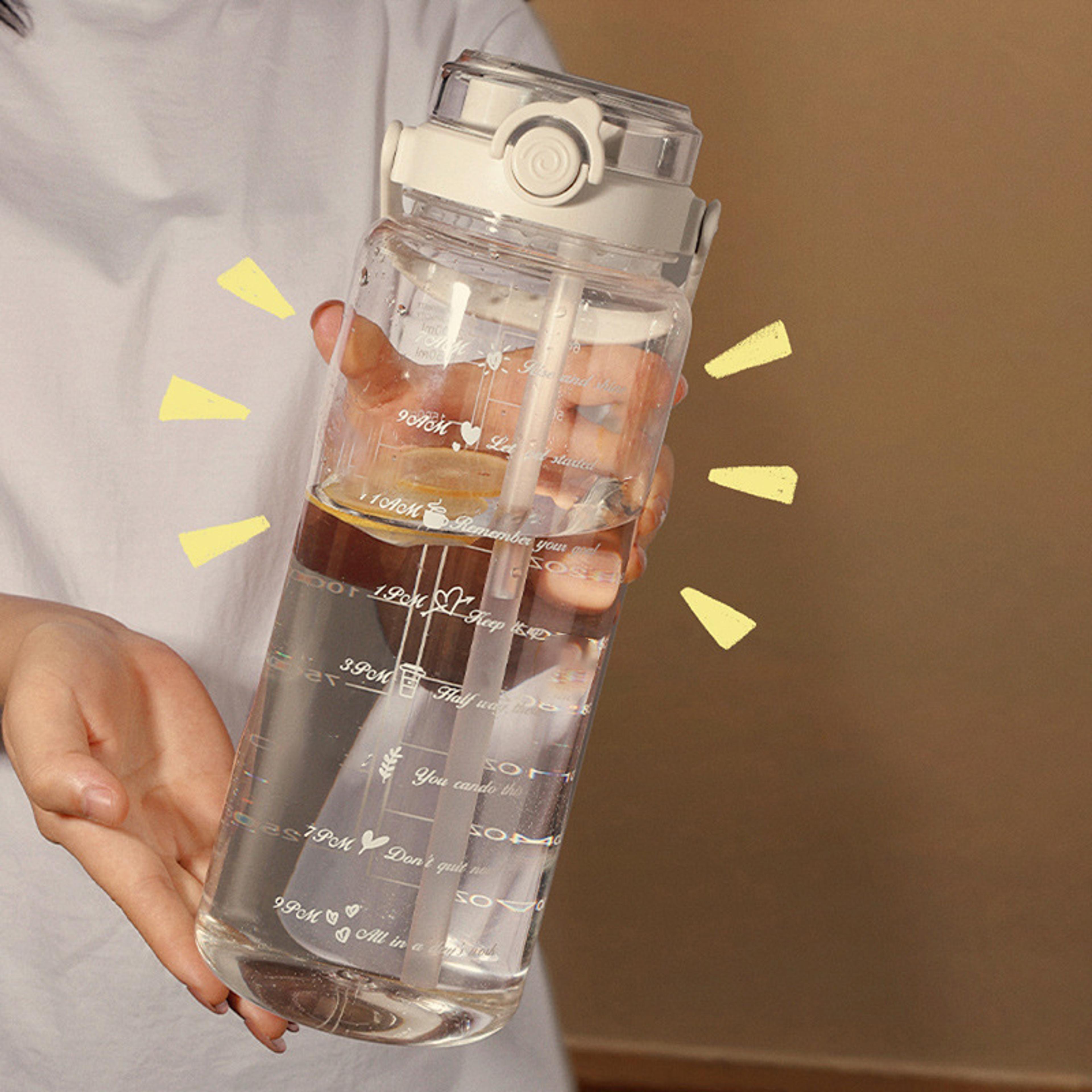 large sports water bottle leakproof tritan water bottle with double wall designs
