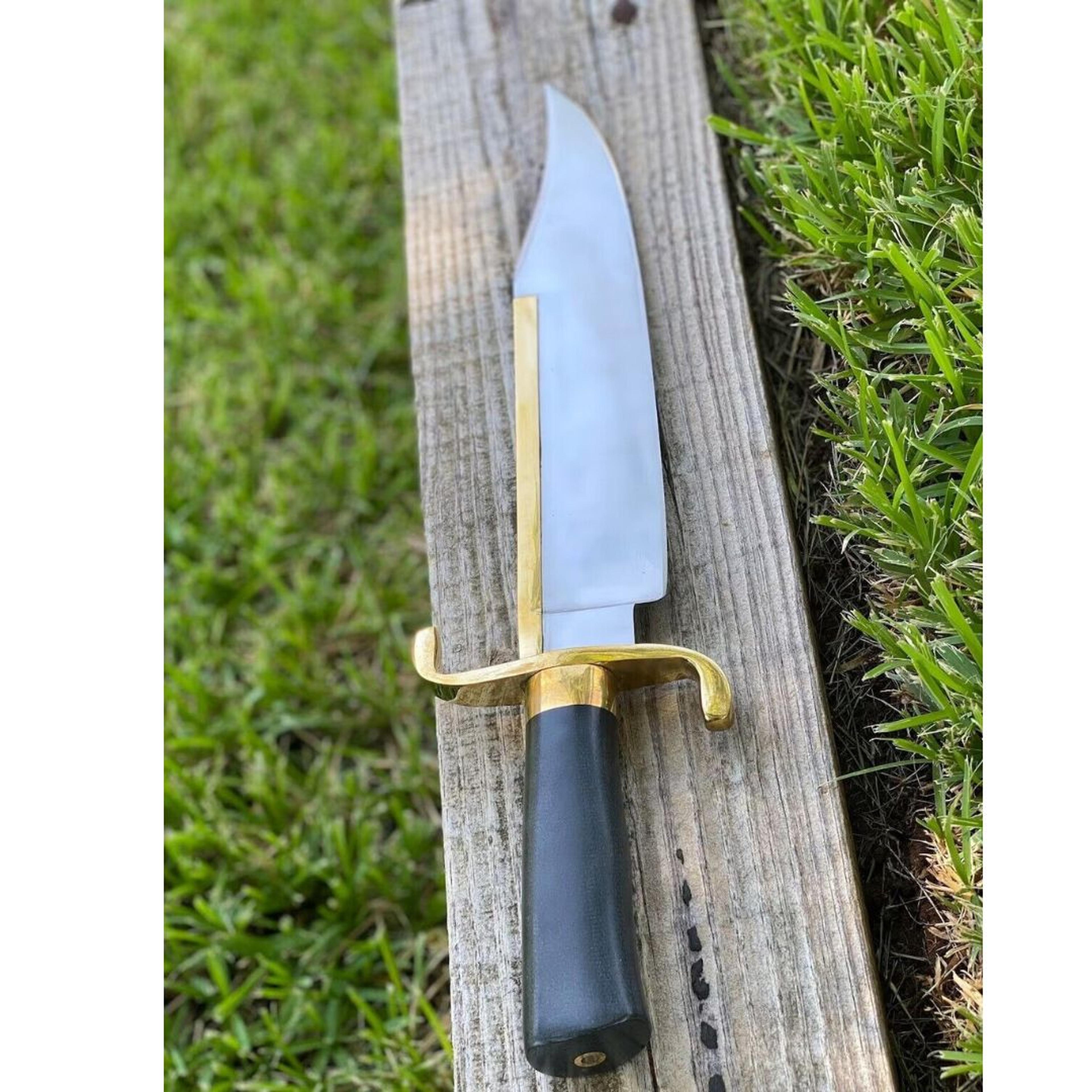 alamo musso bowie knife custom handmade bowie micarta handle survival knife camping outdoor d2 steel knife special gift