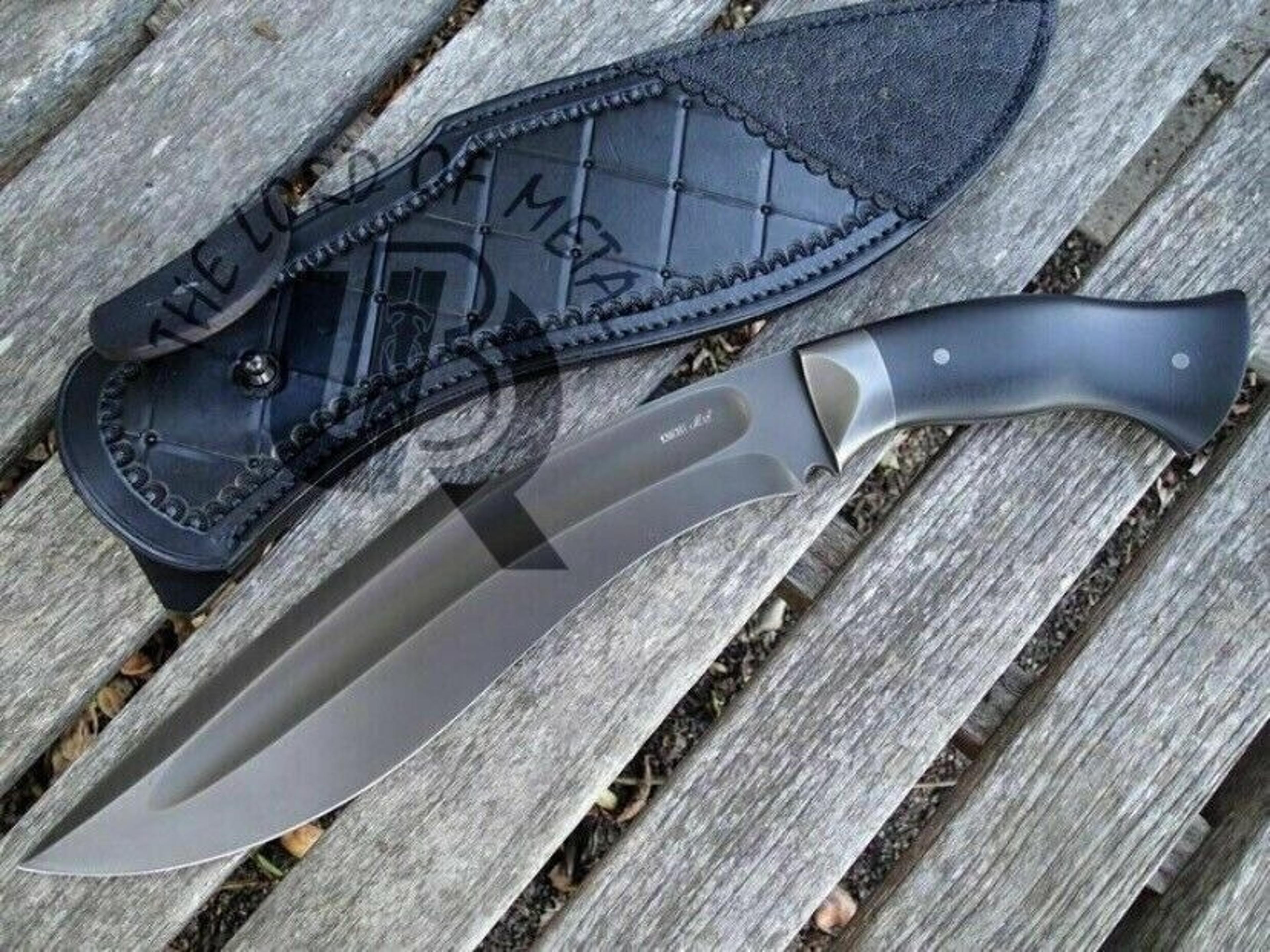 full tang kukri knife custom handmade bowie knife carbon steel hunting survival