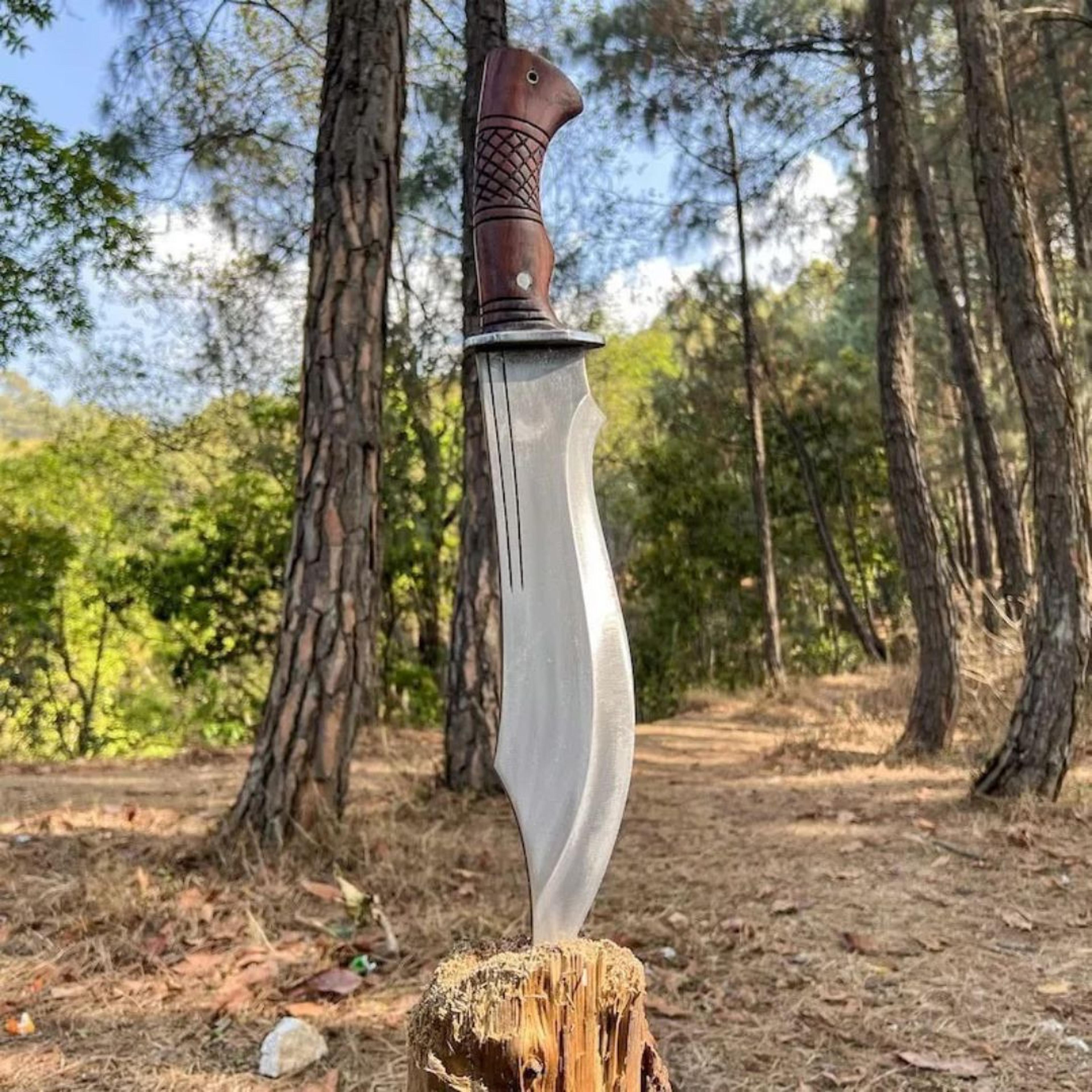 custom handmade tactical bowie knife carbon steel forged bowie knife survival