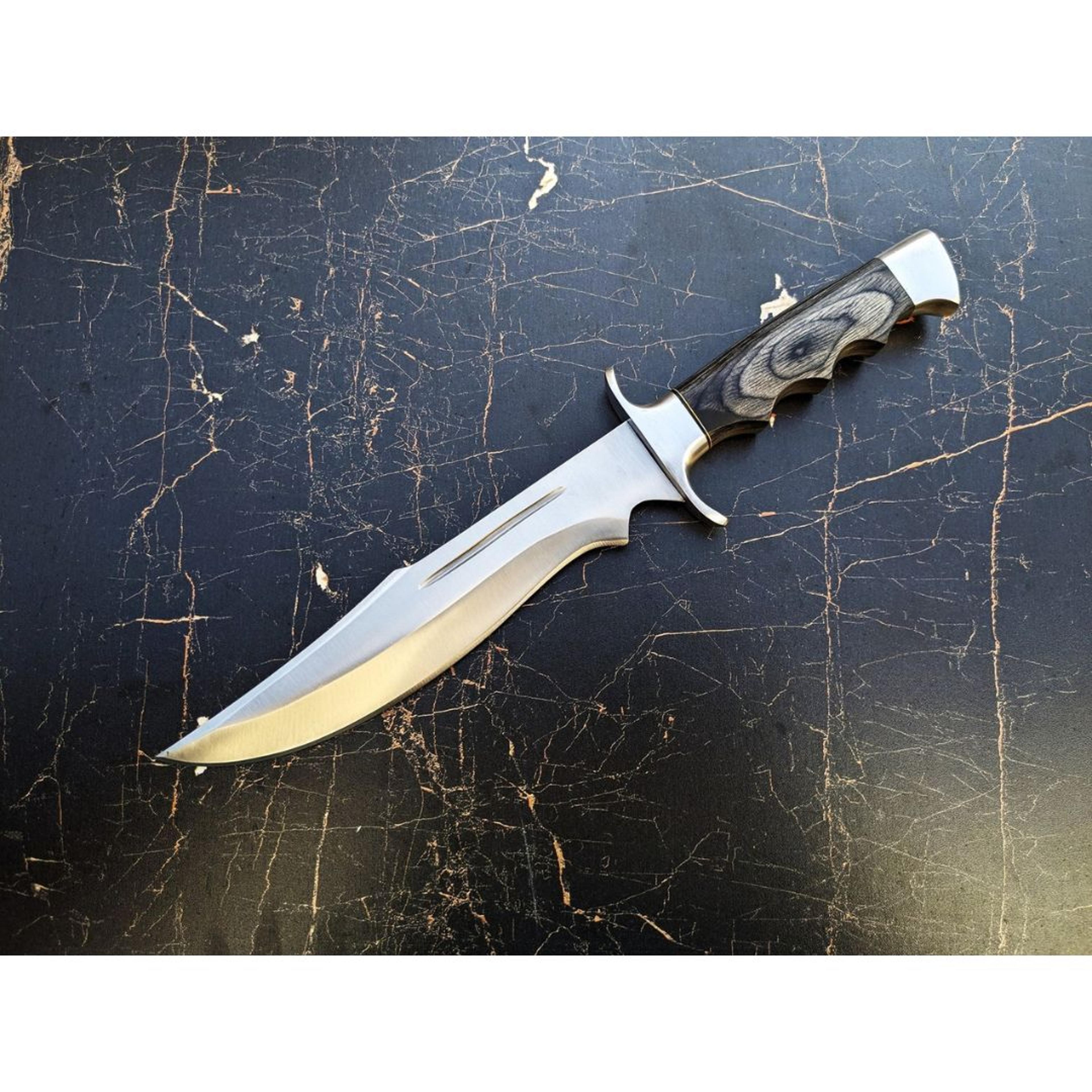 custom handmade bowie knife d2 tool steel survival bowie knife camping outdoor