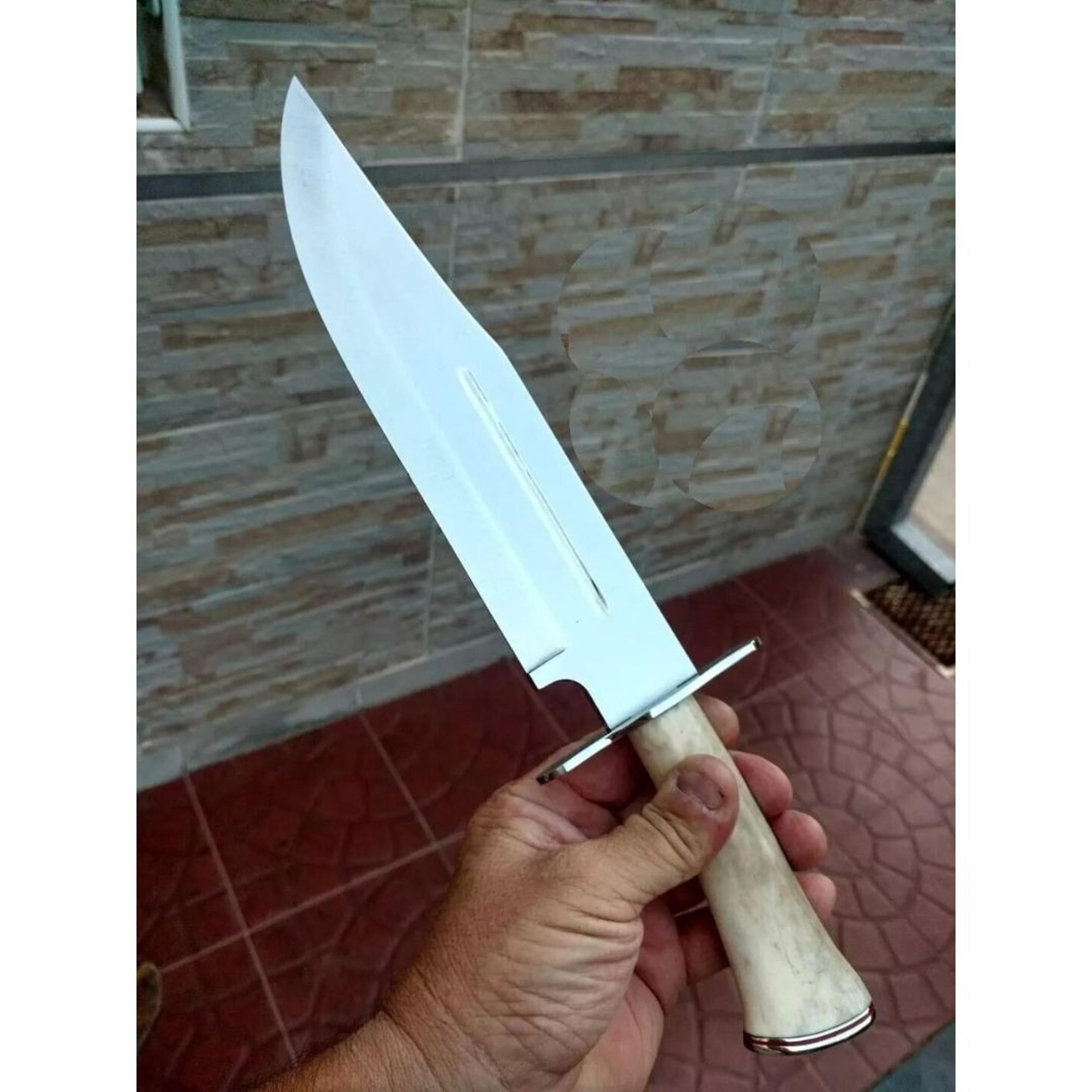 custom handmade bowie knife d2 steel hunting bowie survival camping knife outdoo