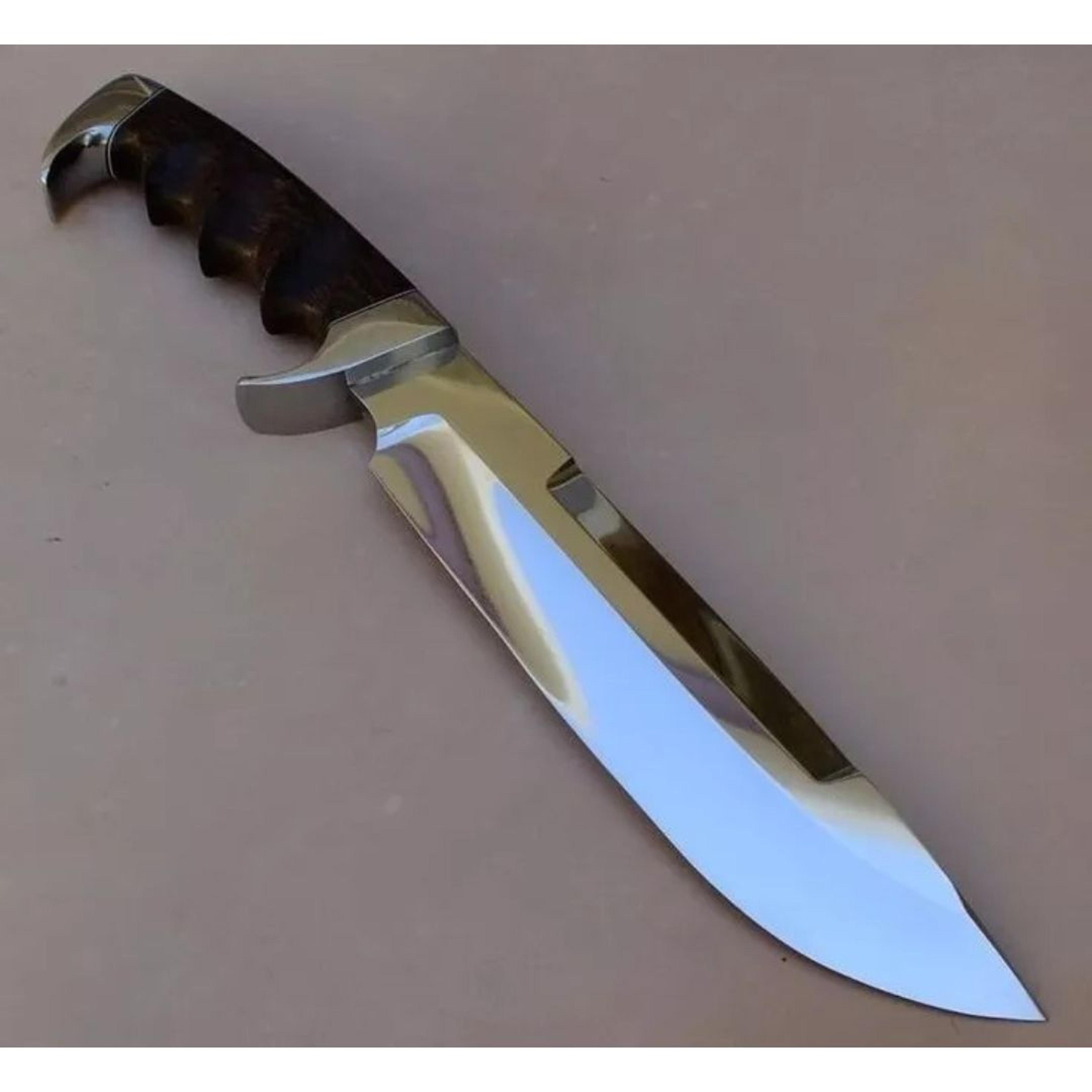 custom handmade bowie knife full tang d2 tool steel survival knife outdoor hunt