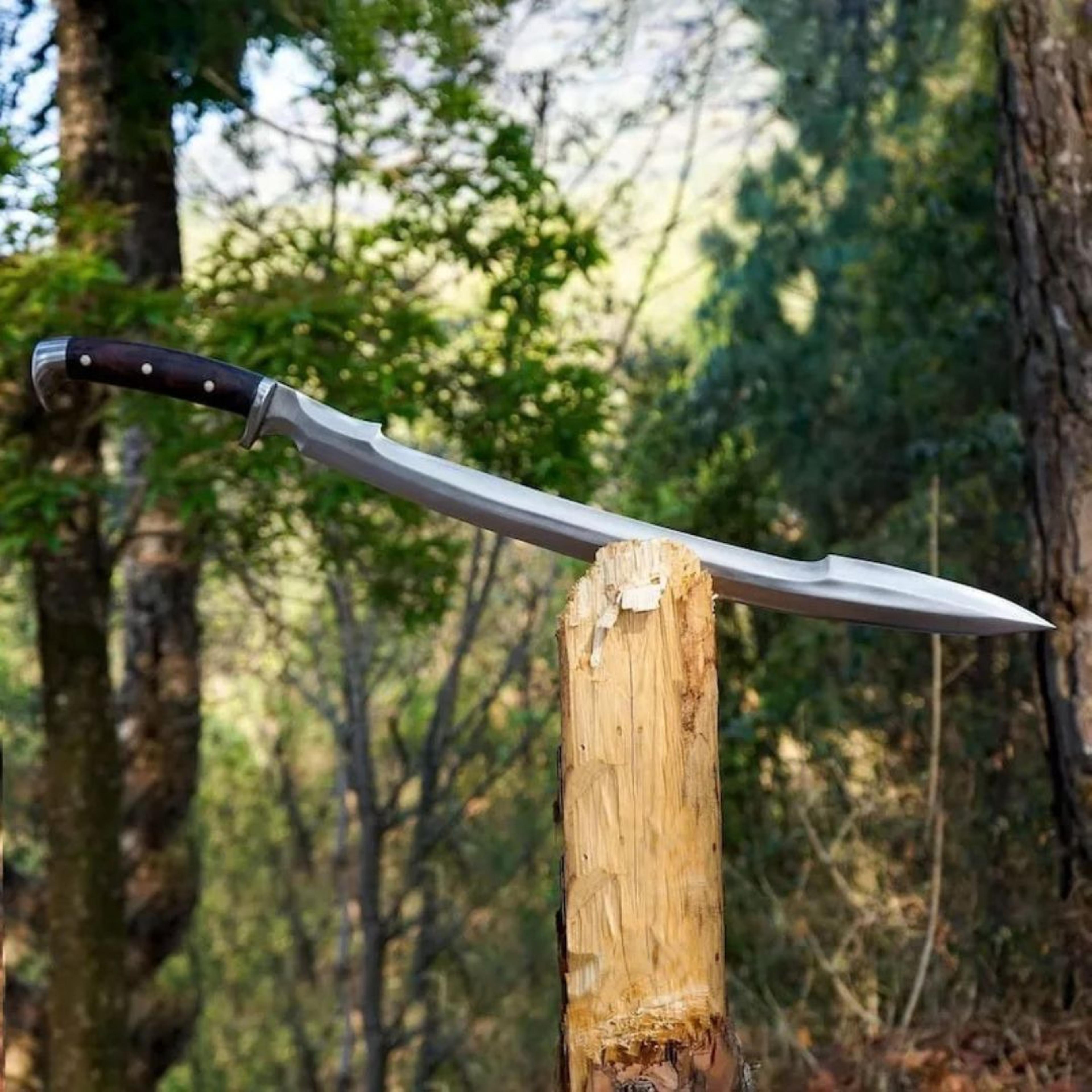 handmade sword carbon steel viking sword kalis hunting full tang sword survival