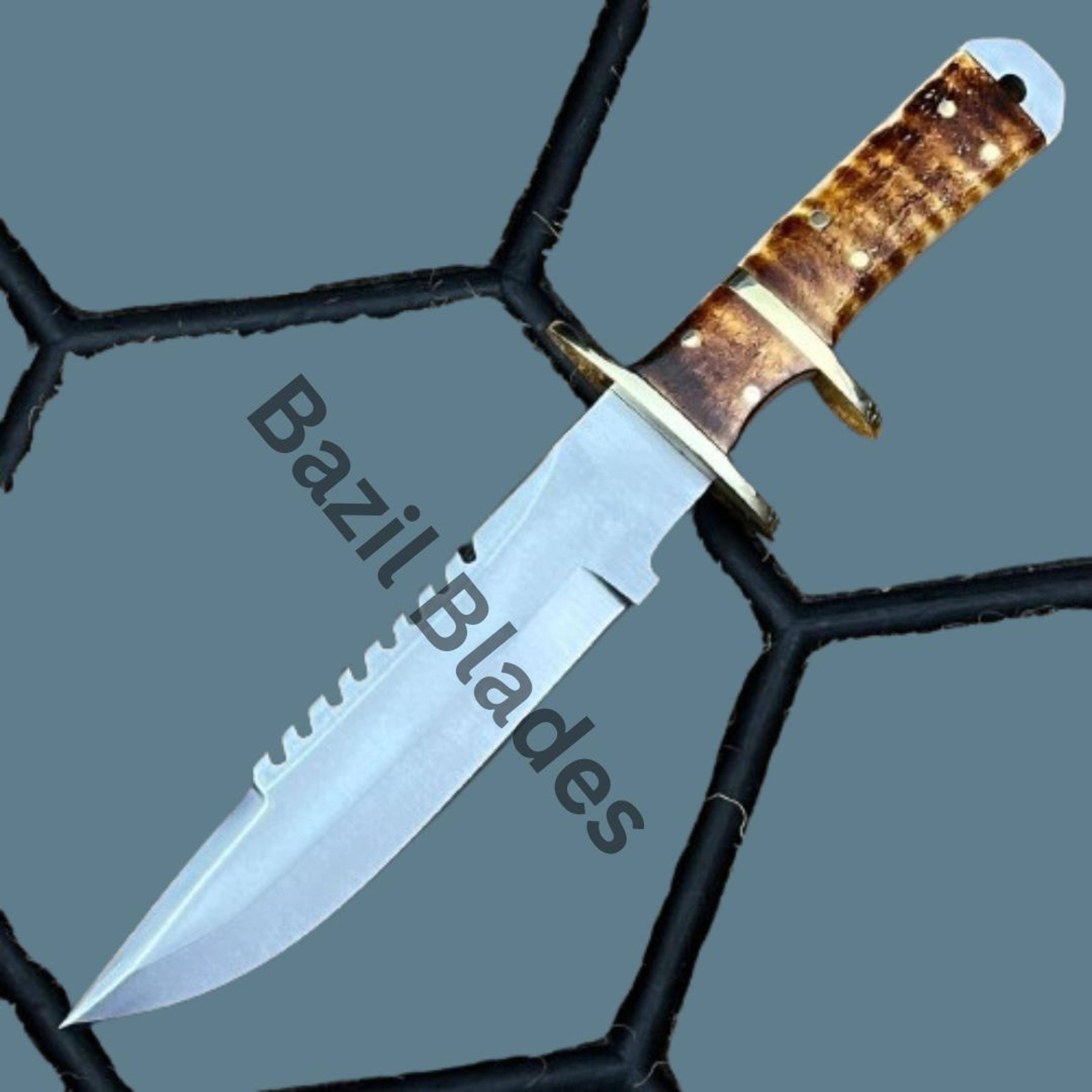 custom handmade fixed blade bowie knife full tang bowie survival knife camping