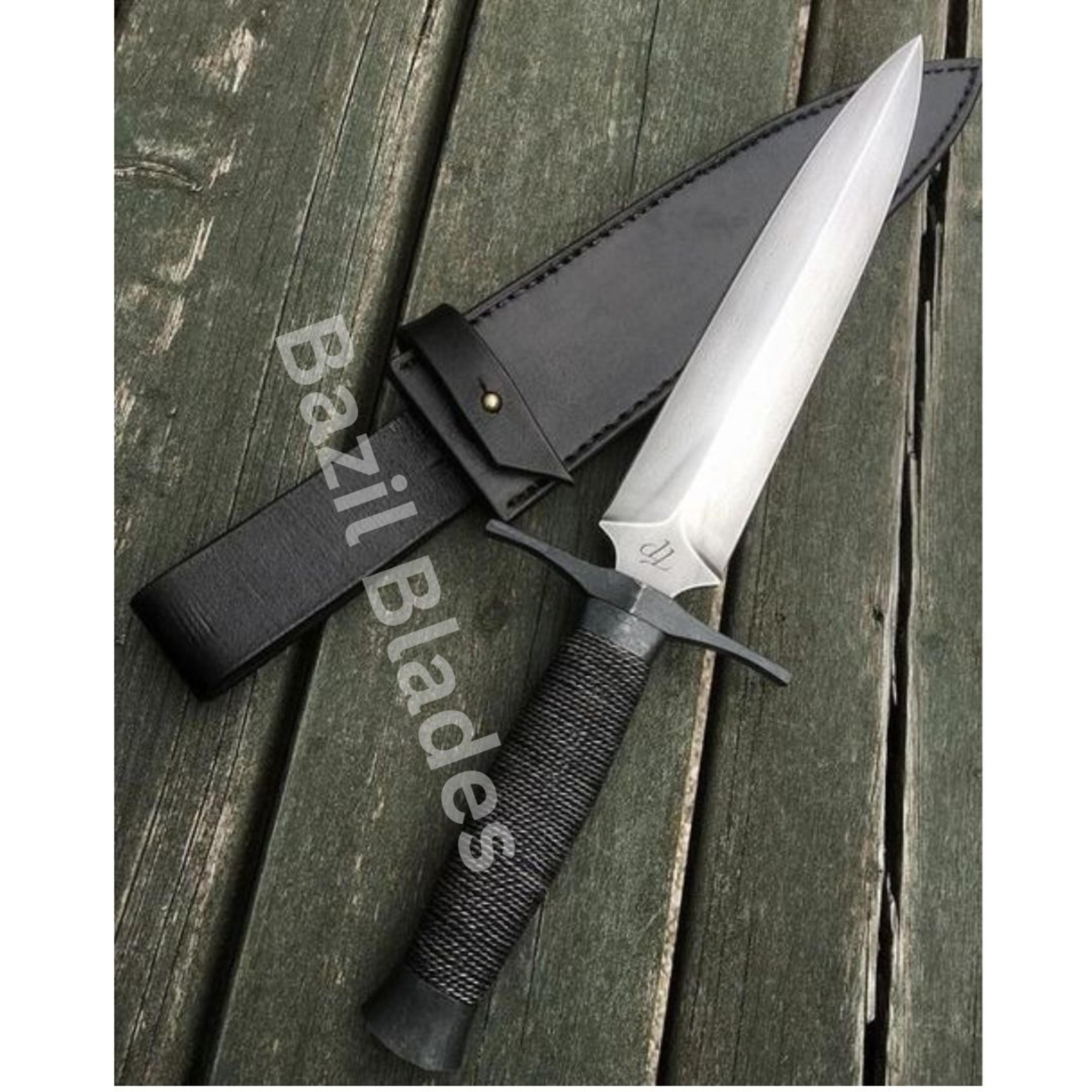 dagger knife d2 steel custom handmade survival bowie camping bowie knife outdoor knife