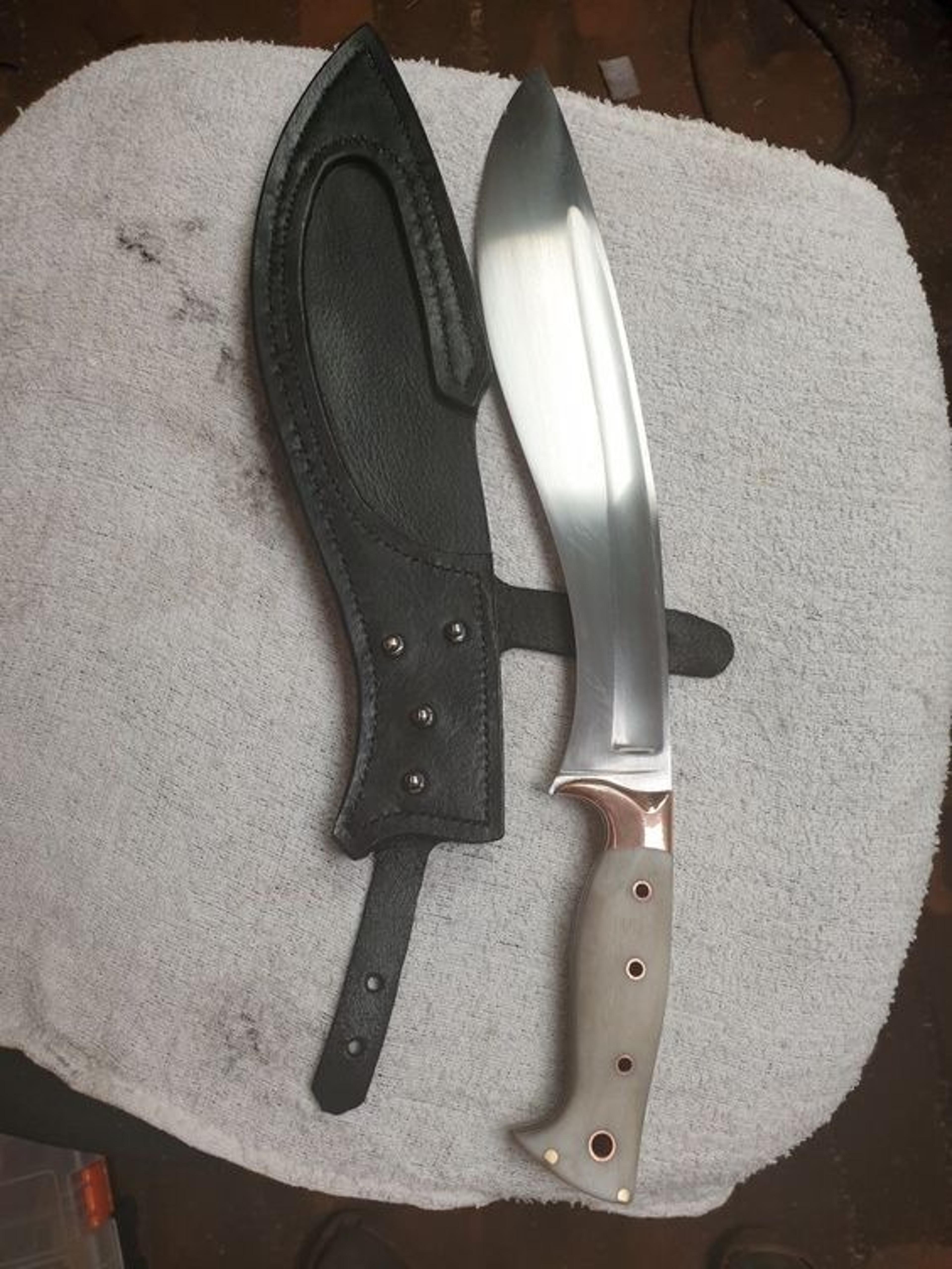 custom handmade kukri knife full tang hunting kukri knife survival camping knife