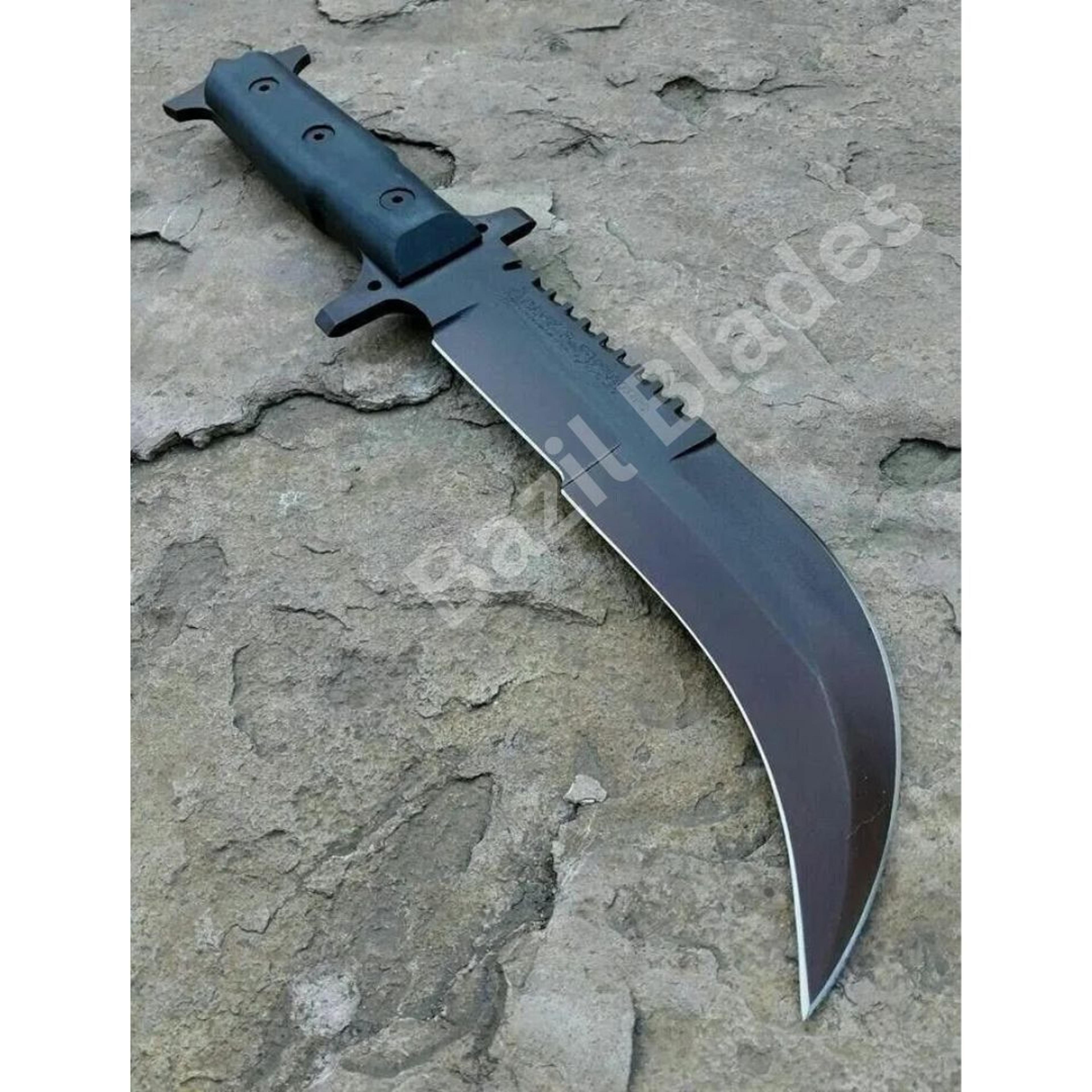 high carbon steel bowie knife custom handmade full tang bowie survival camp new