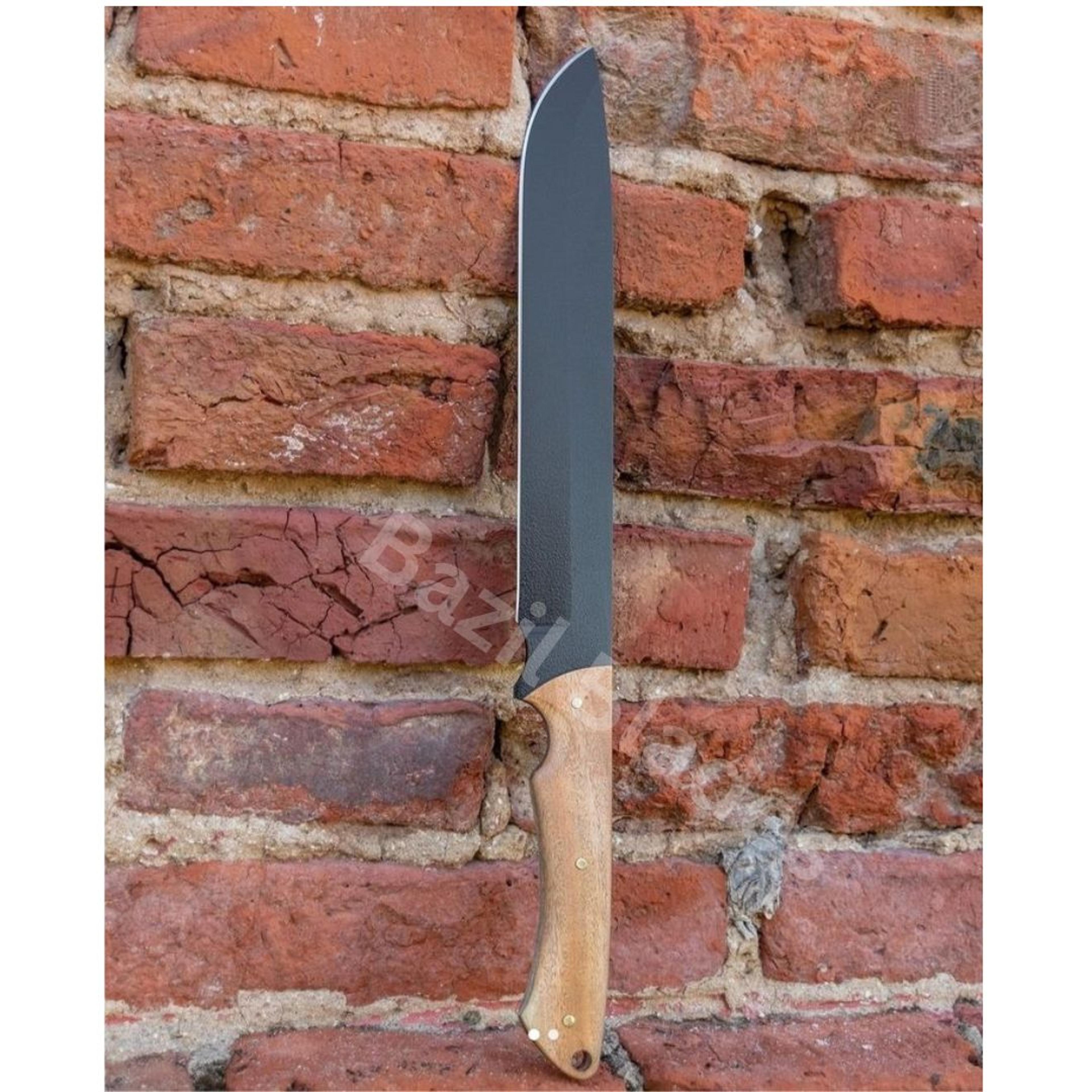 custom handmade carbon steel bowie knife camping survival knife full tang knife