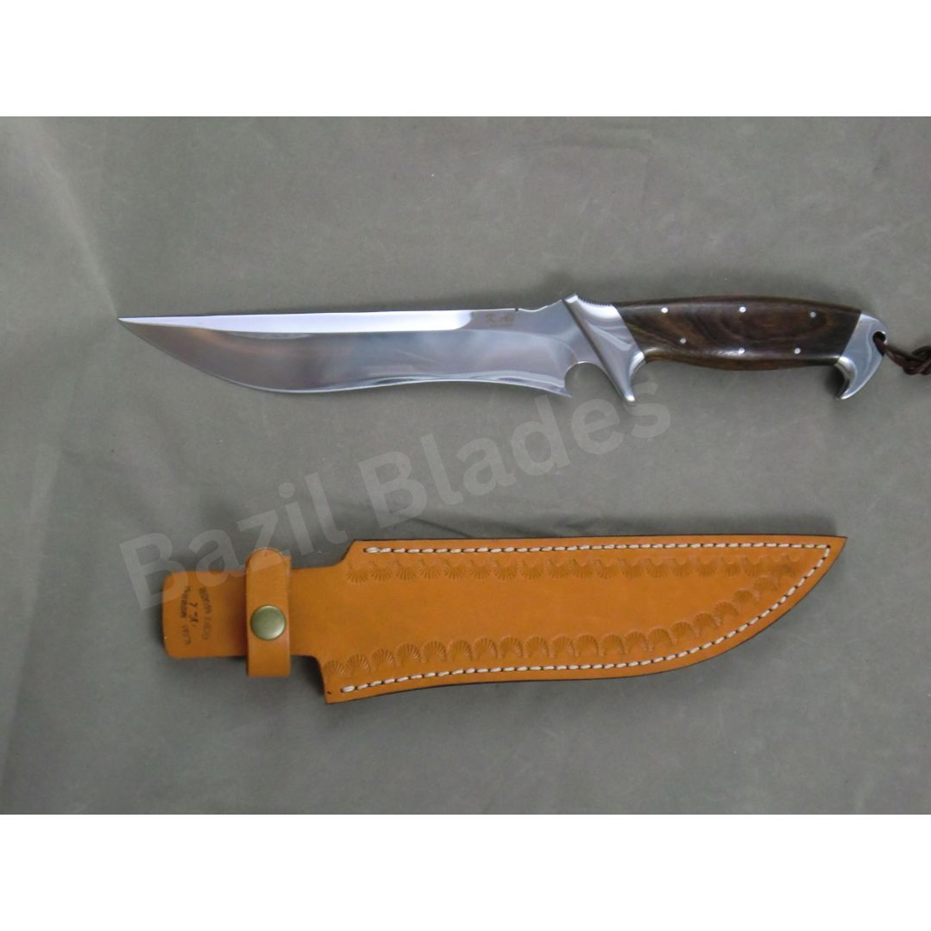 fixed bladed hunting knife full tang d2 tool steel survival camping knife outdoo