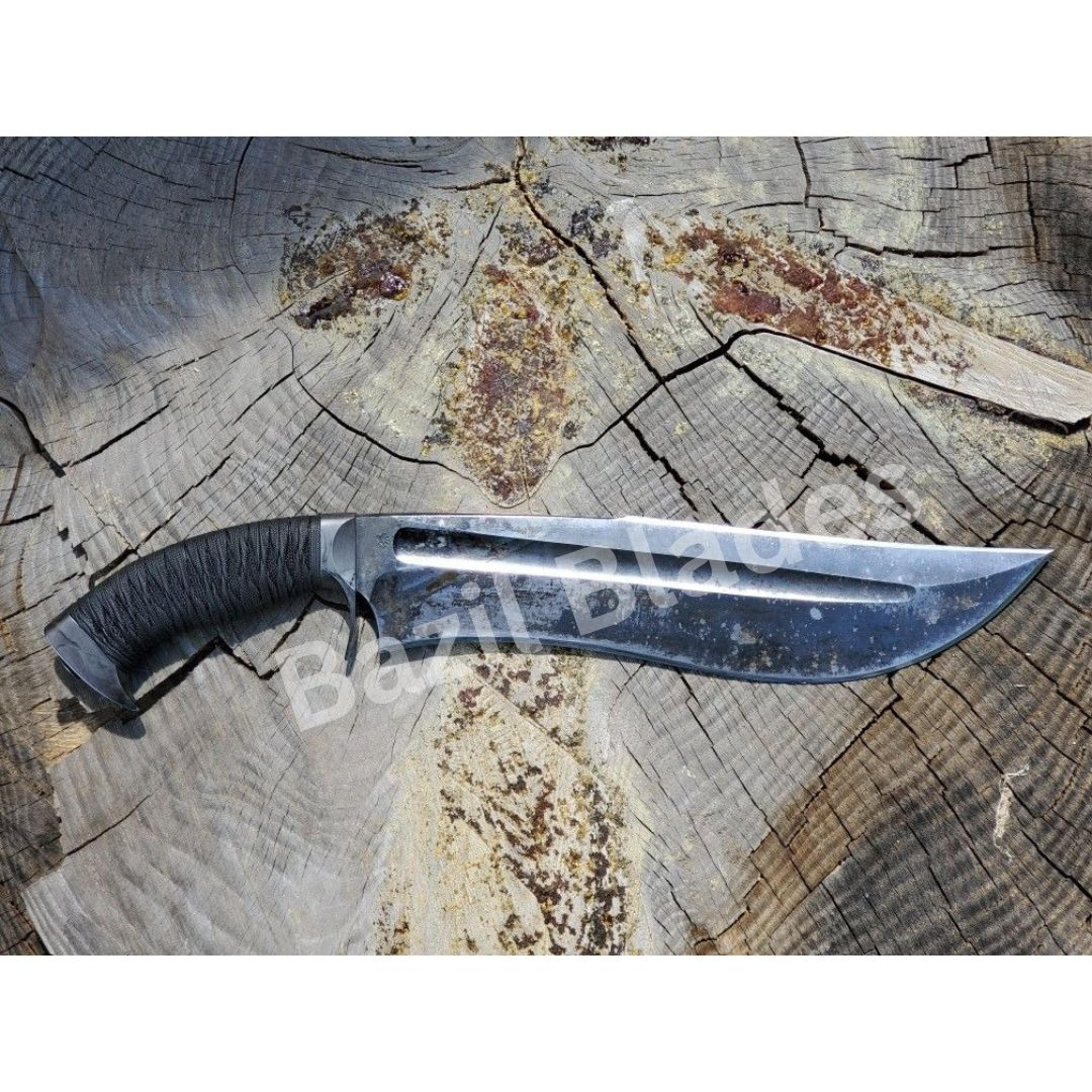 440c carbon steel bowie knife hunting bowie camping oil quenched outdoor knife
