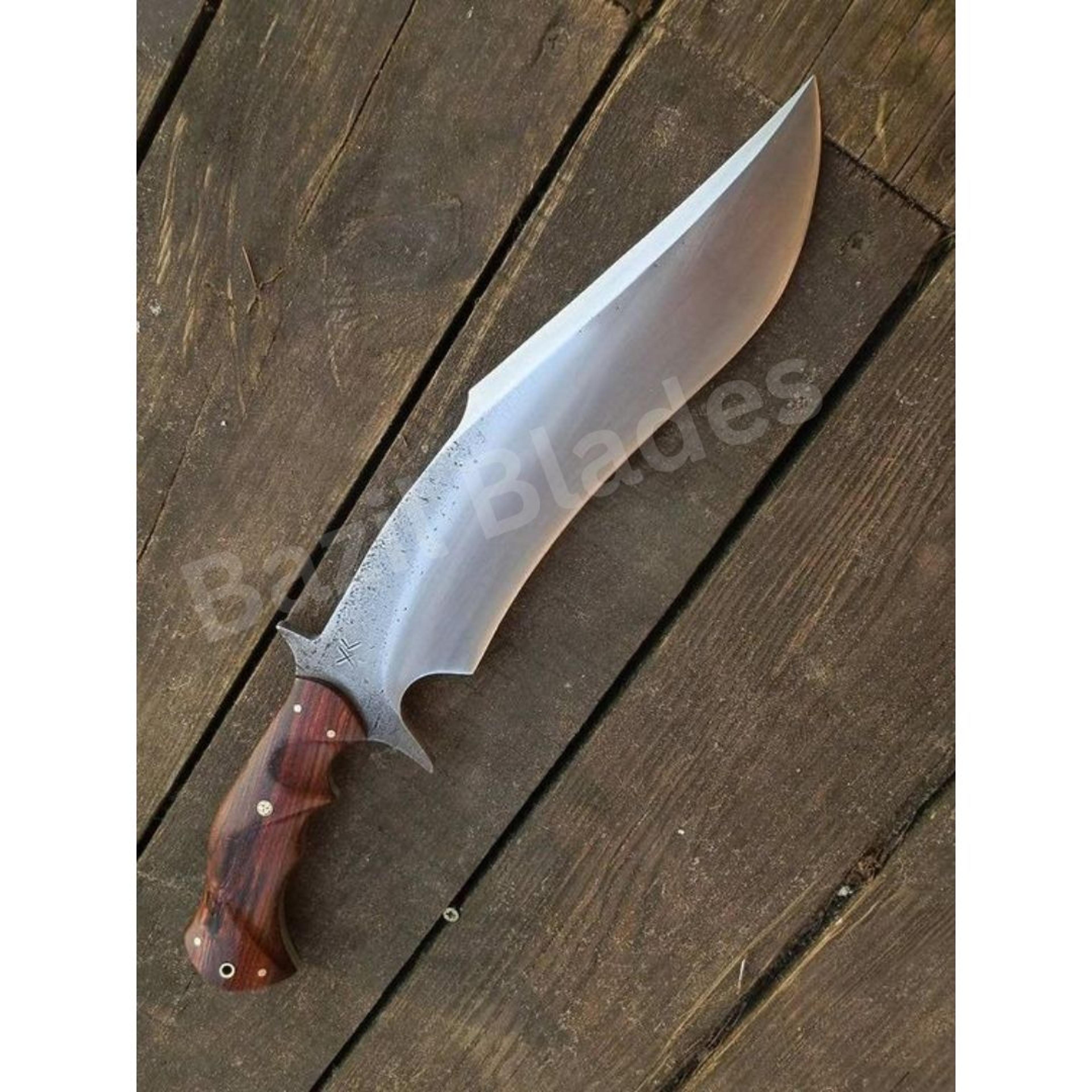 custom handmade bowie knife full tang hunting knife carbon steel survival