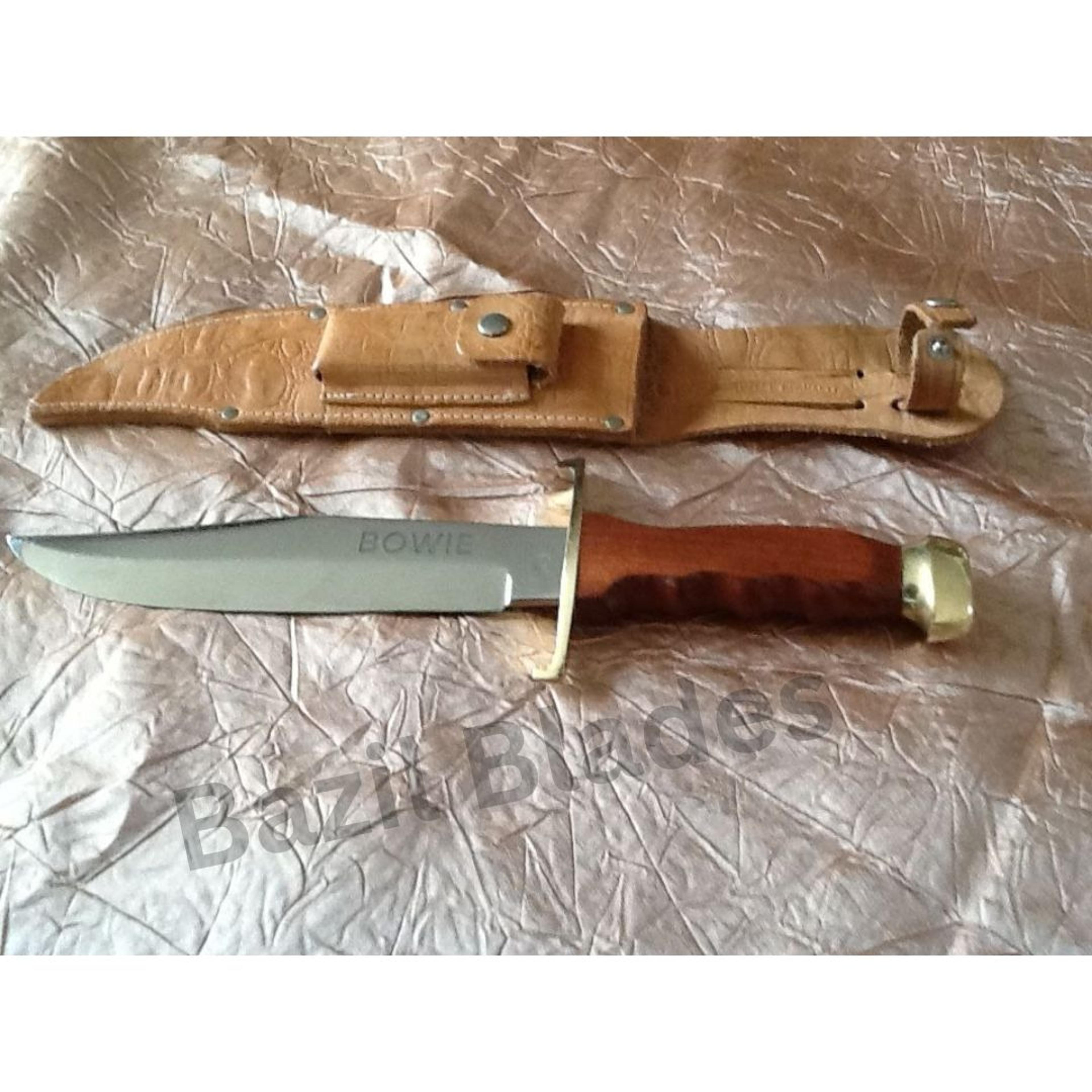 custom handmade hunting bowie knife d2 steel survival outdoor bowie camping knif