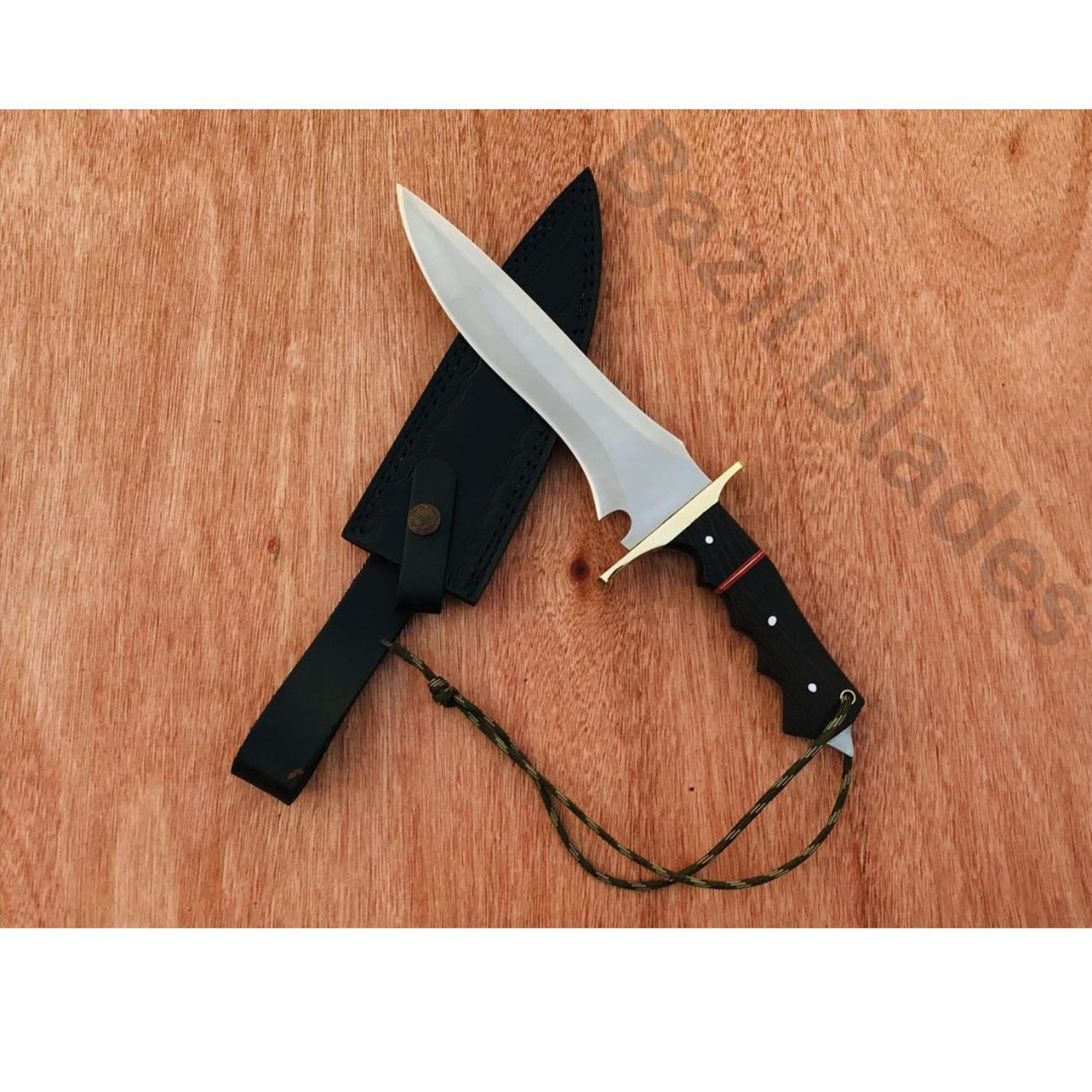 custom knife full tang d2 tool steel survival knife outdoor camping bowie knife
