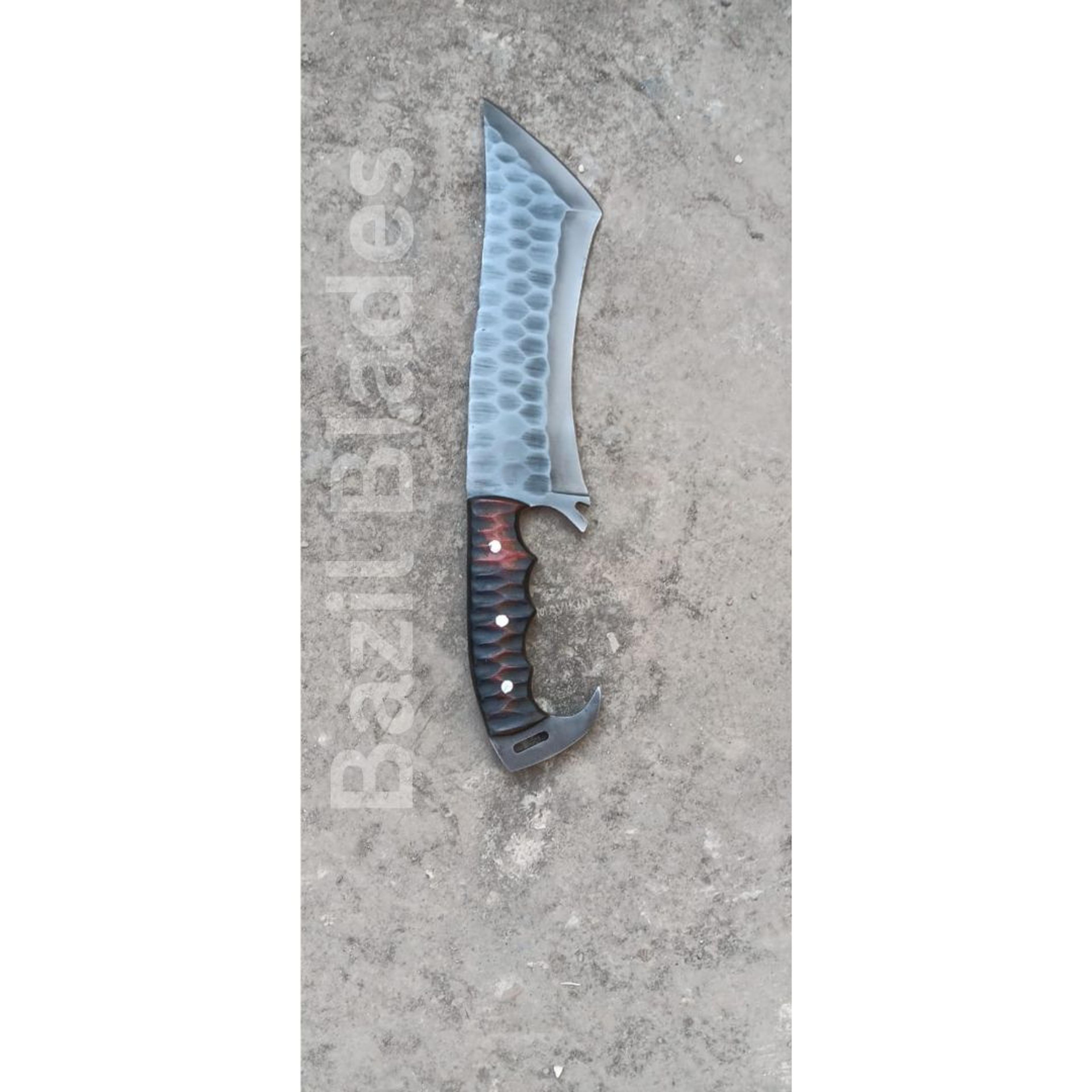 custom knife forged knife handmade full tang knife carbon steel knife fixed blad