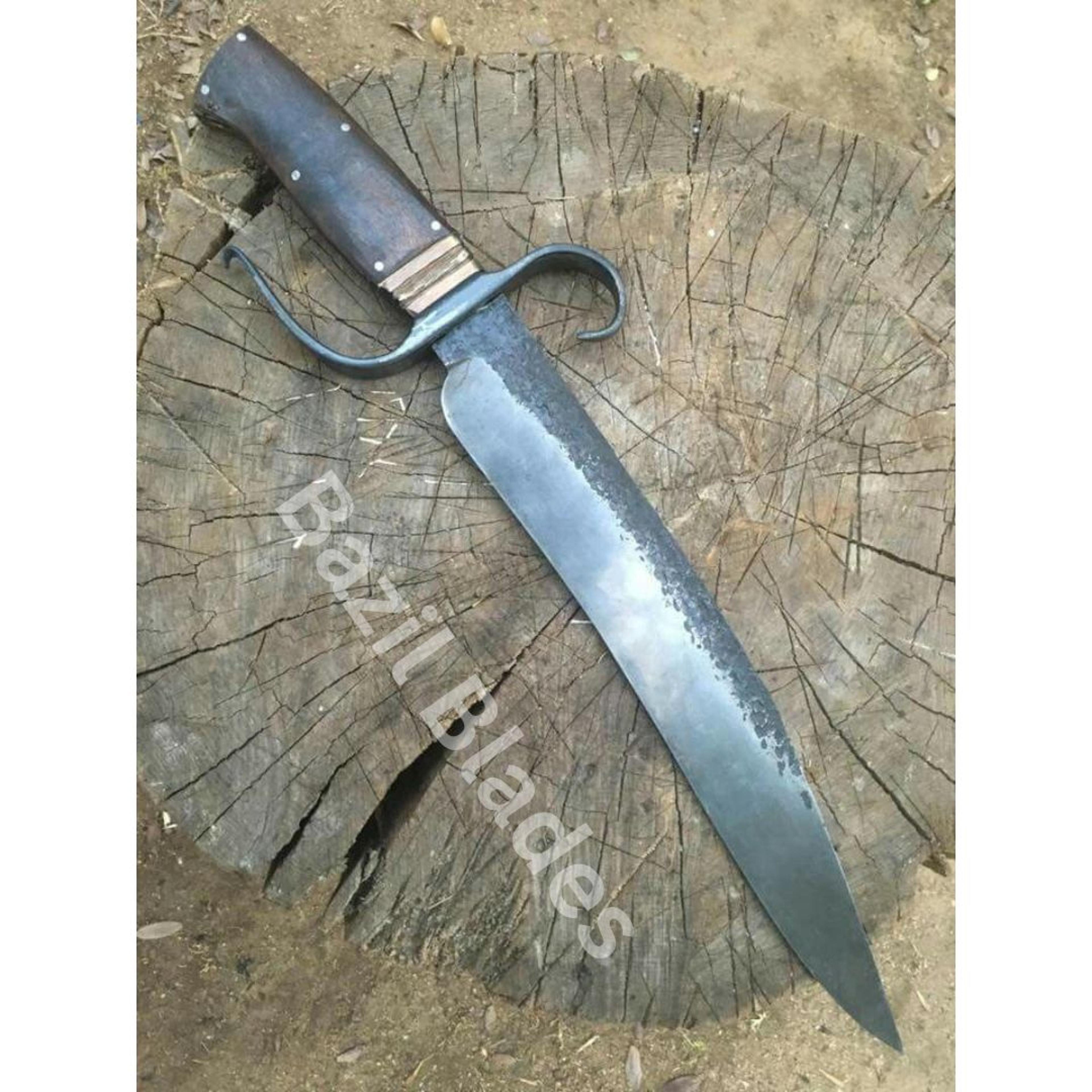 1095 carbon steel forged fixed blade hunting knife custom knife survival outdoor
